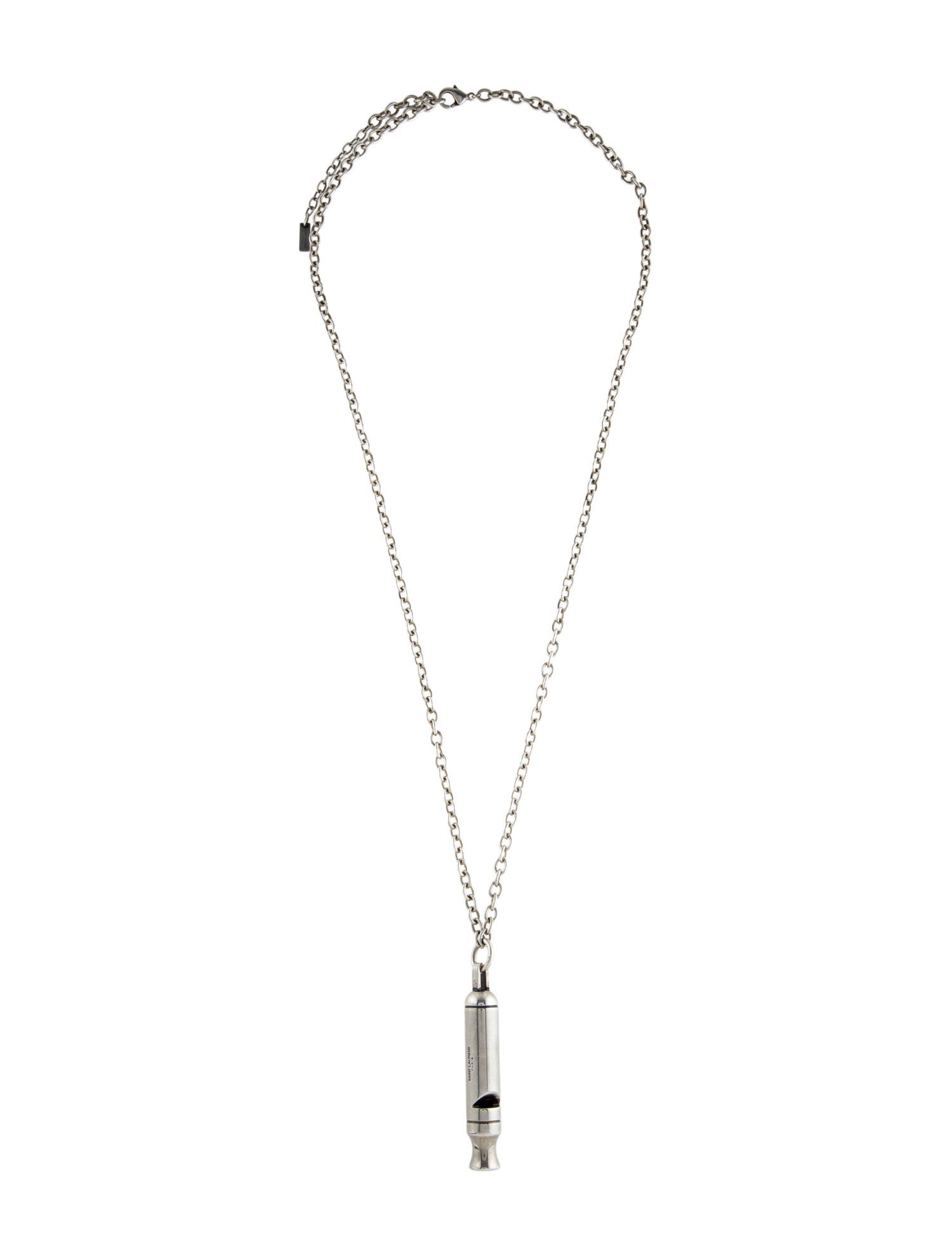 Saint Laurent Whistle Pendant Necklace