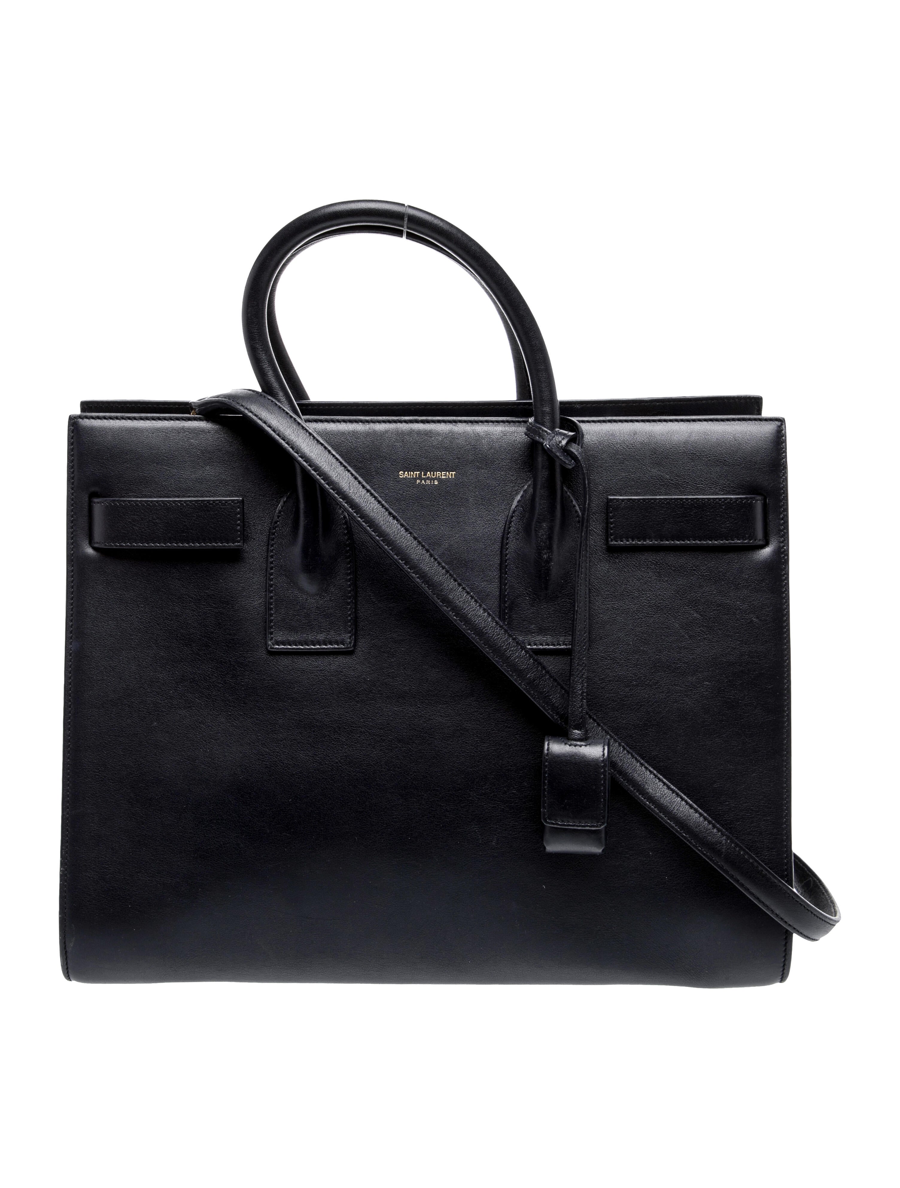 Saint Laurent Leather Sac De Jour Small