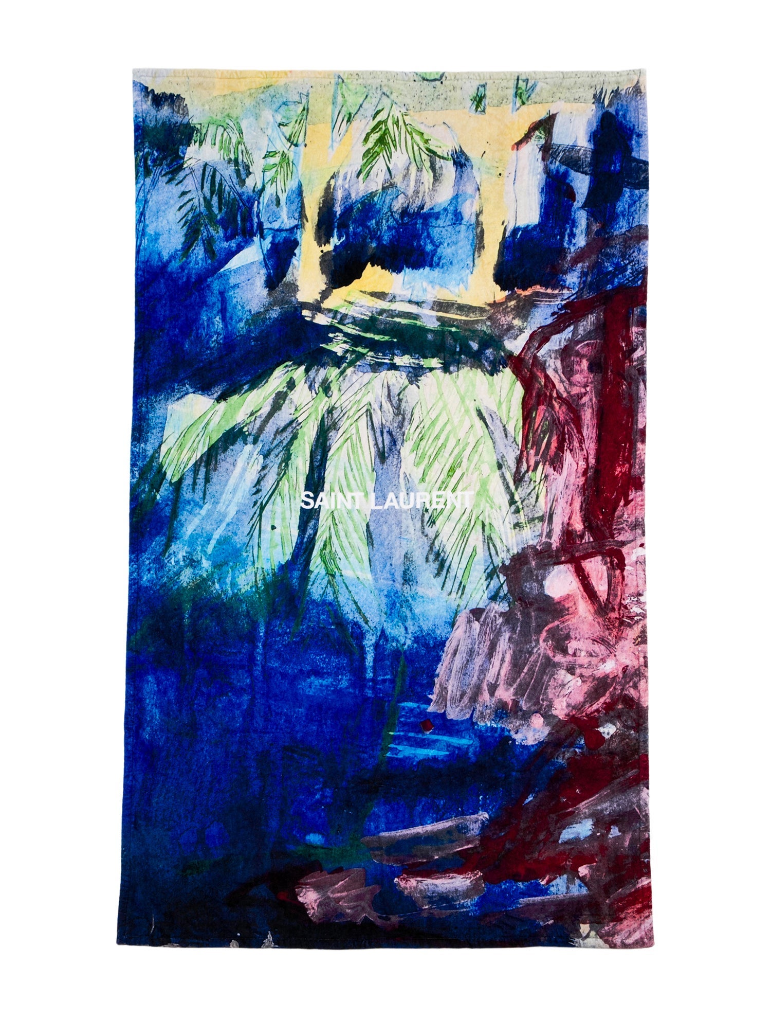 Saint Laurent Saint Laurent x Nick Turner Patterned Beach Towel