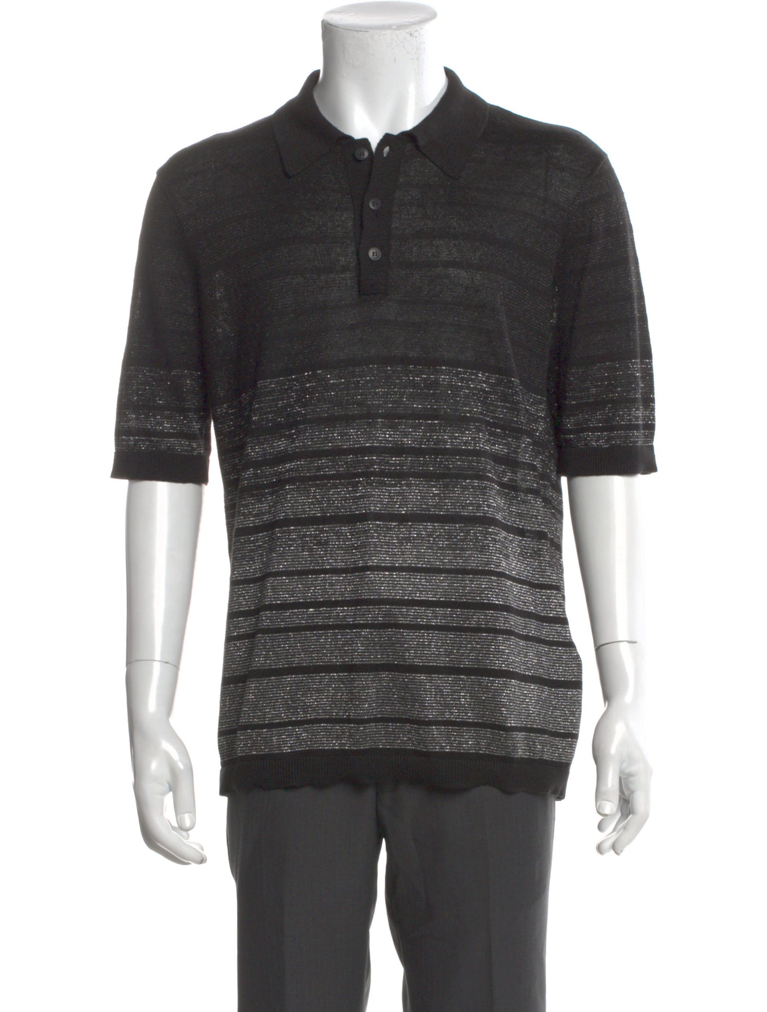 Saint Laurent 2019 Linen Polo Shirt