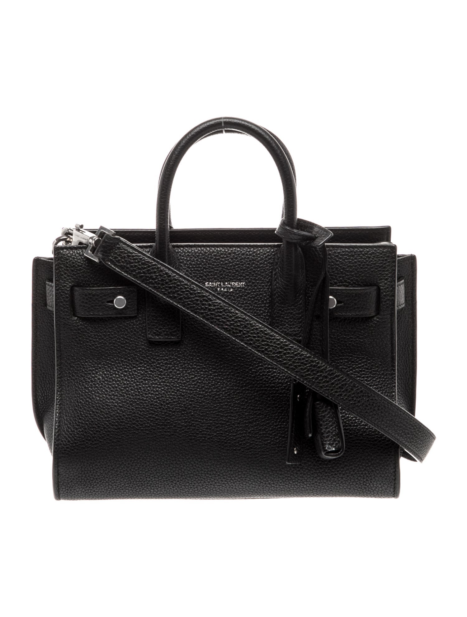 Saint Laurent Leather Sac De Jour