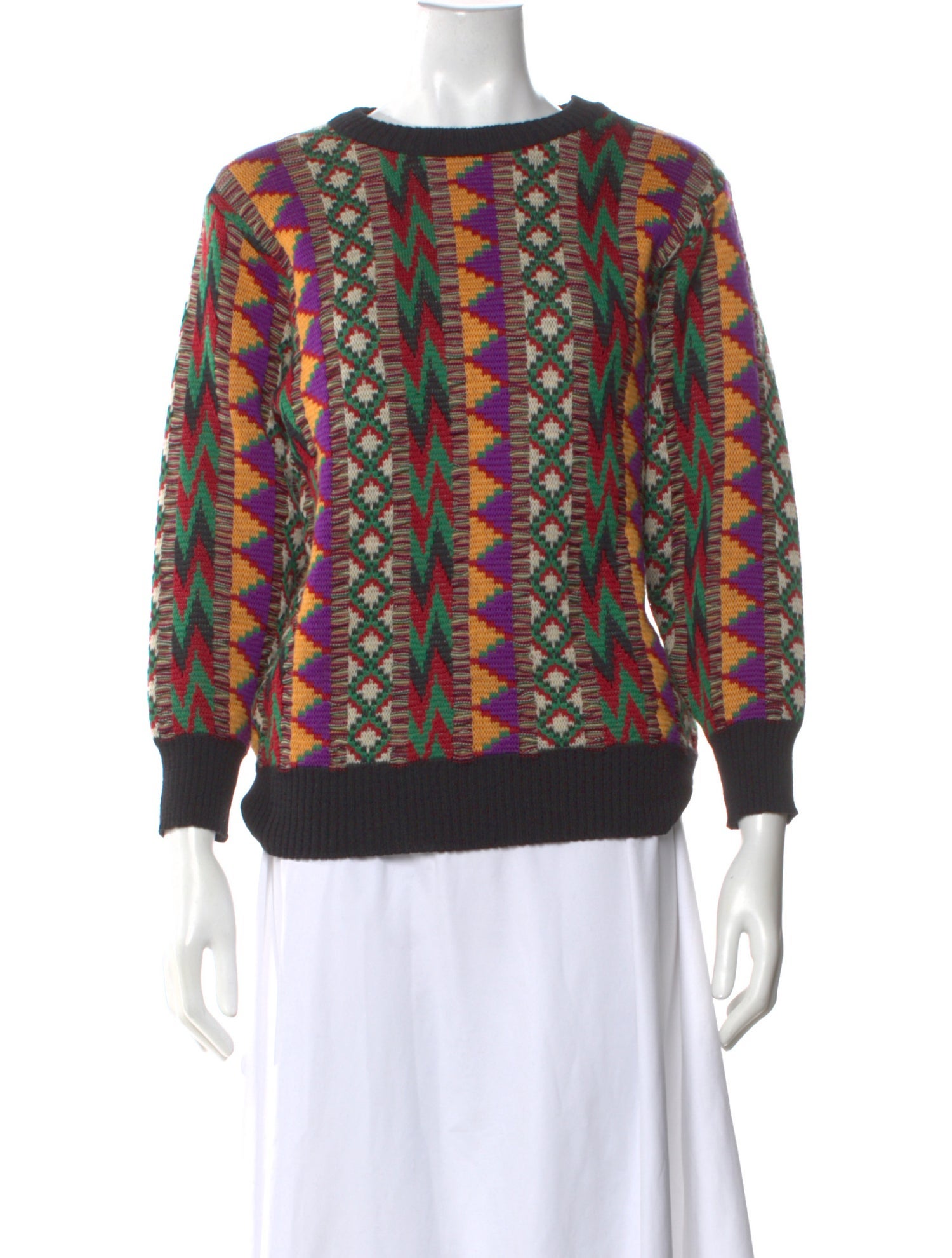 Yves Saint Laurent Rive Gauche Vintage Late 1970's - Early 1980's Sweater