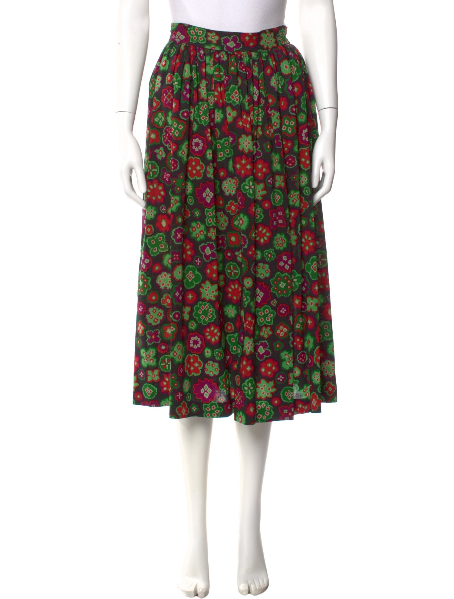 Yves Saint Laurent Rive Gauche Vintage Midi Length Skirt