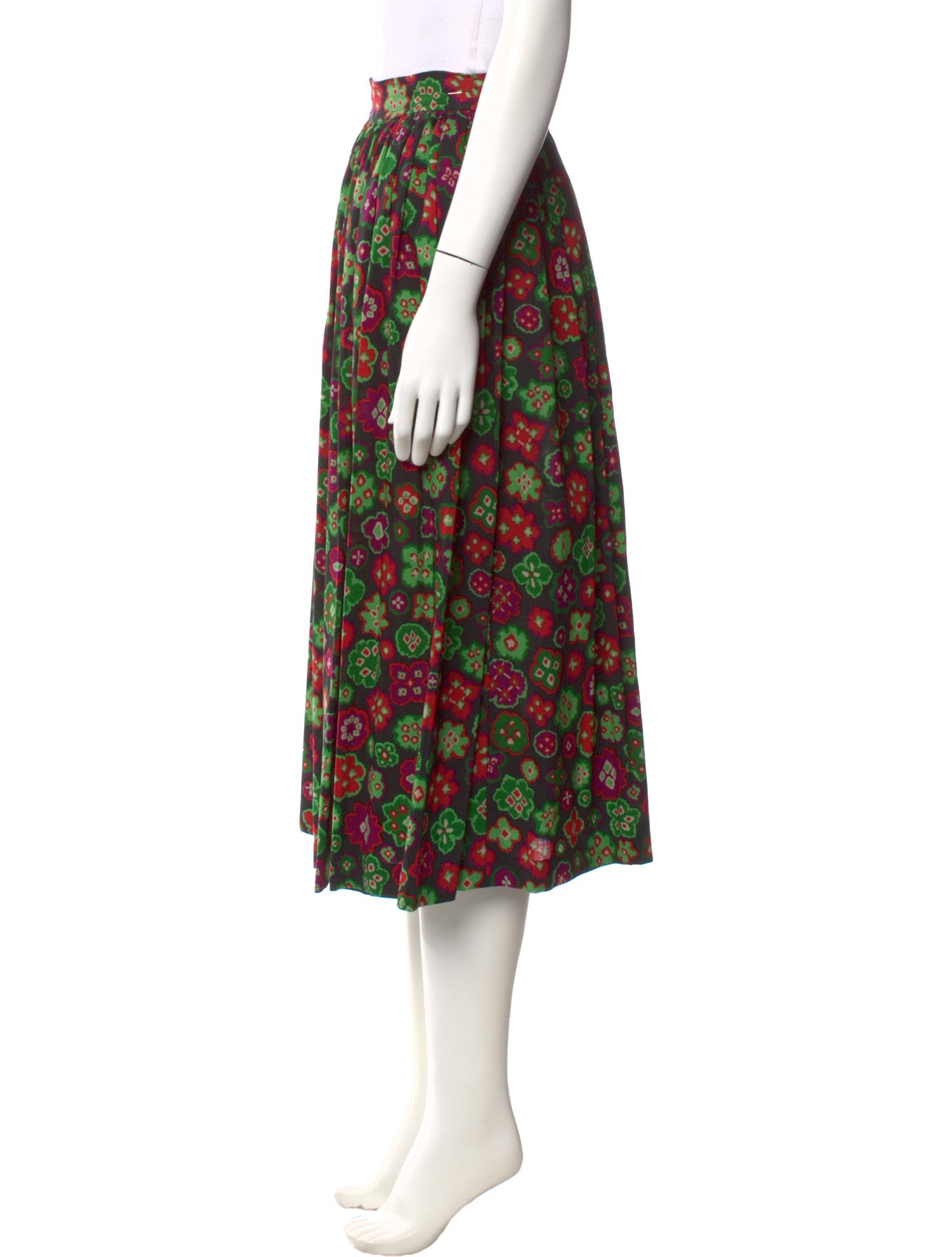 Yves Saint Laurent Rive Gauche Vintage Midi Length Skirt