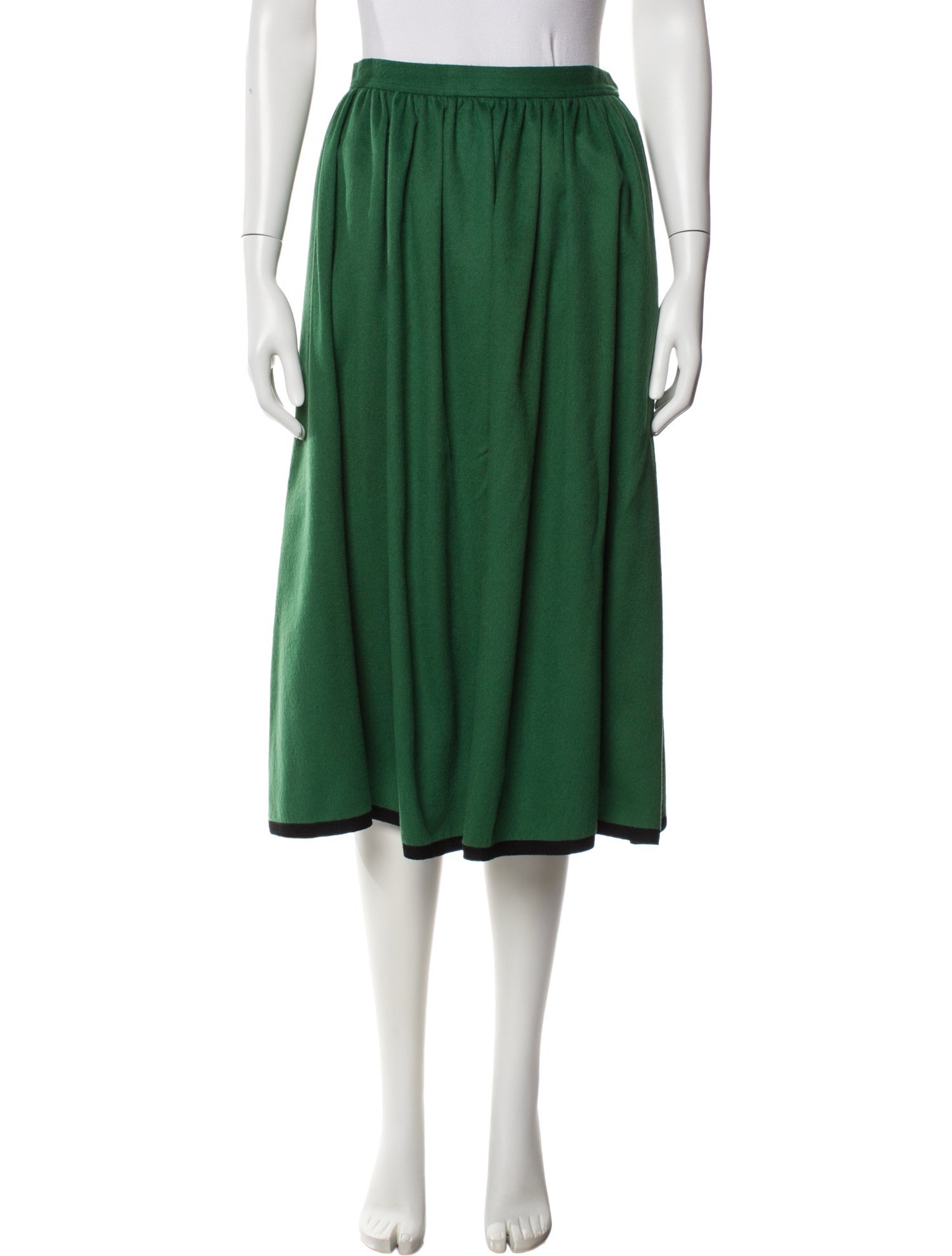 Yves Saint Laurent Rive Gauche Vintage Midi Length Skirt