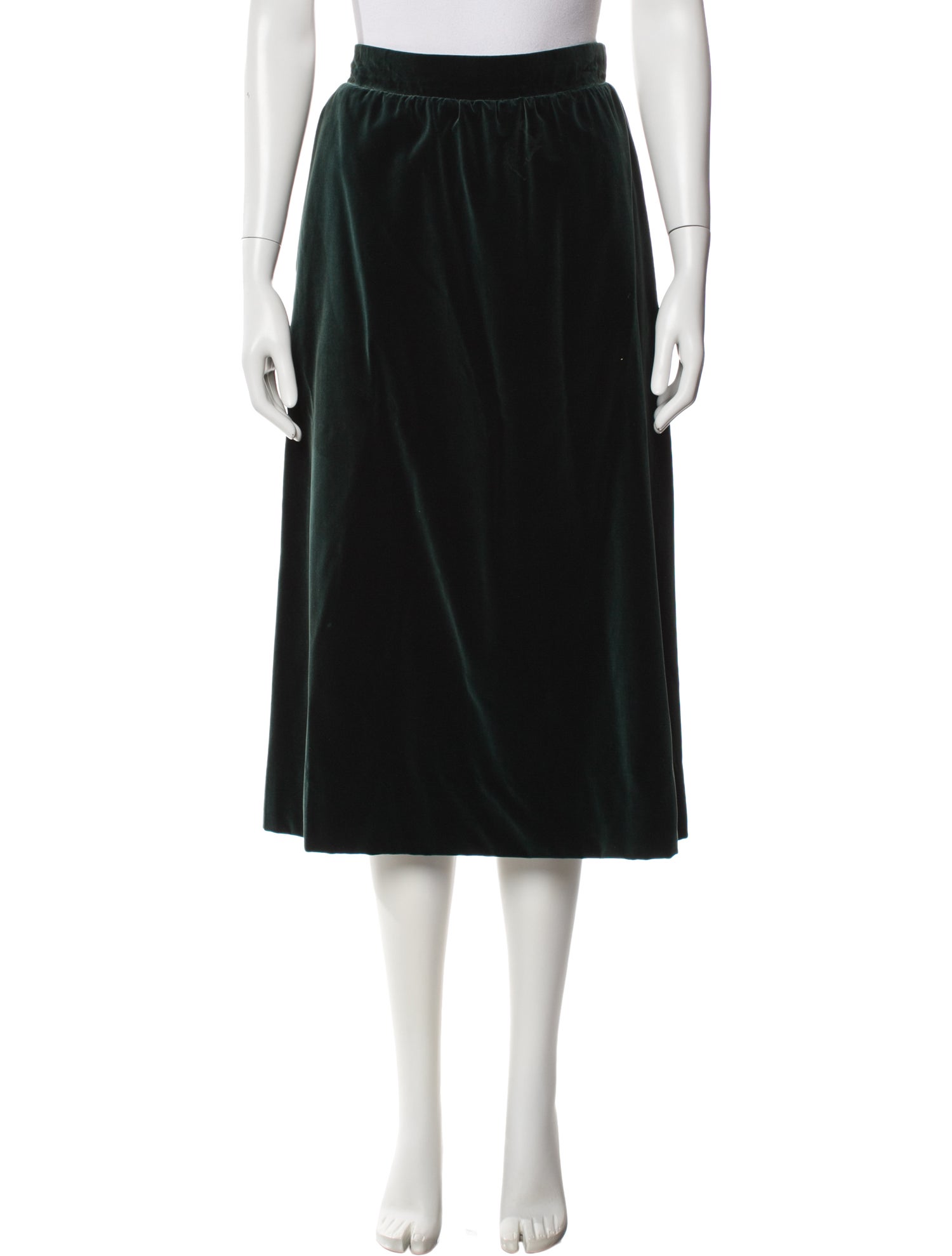 Yves Saint Laurent Rive Gauche Vintage Midi Length Skirt