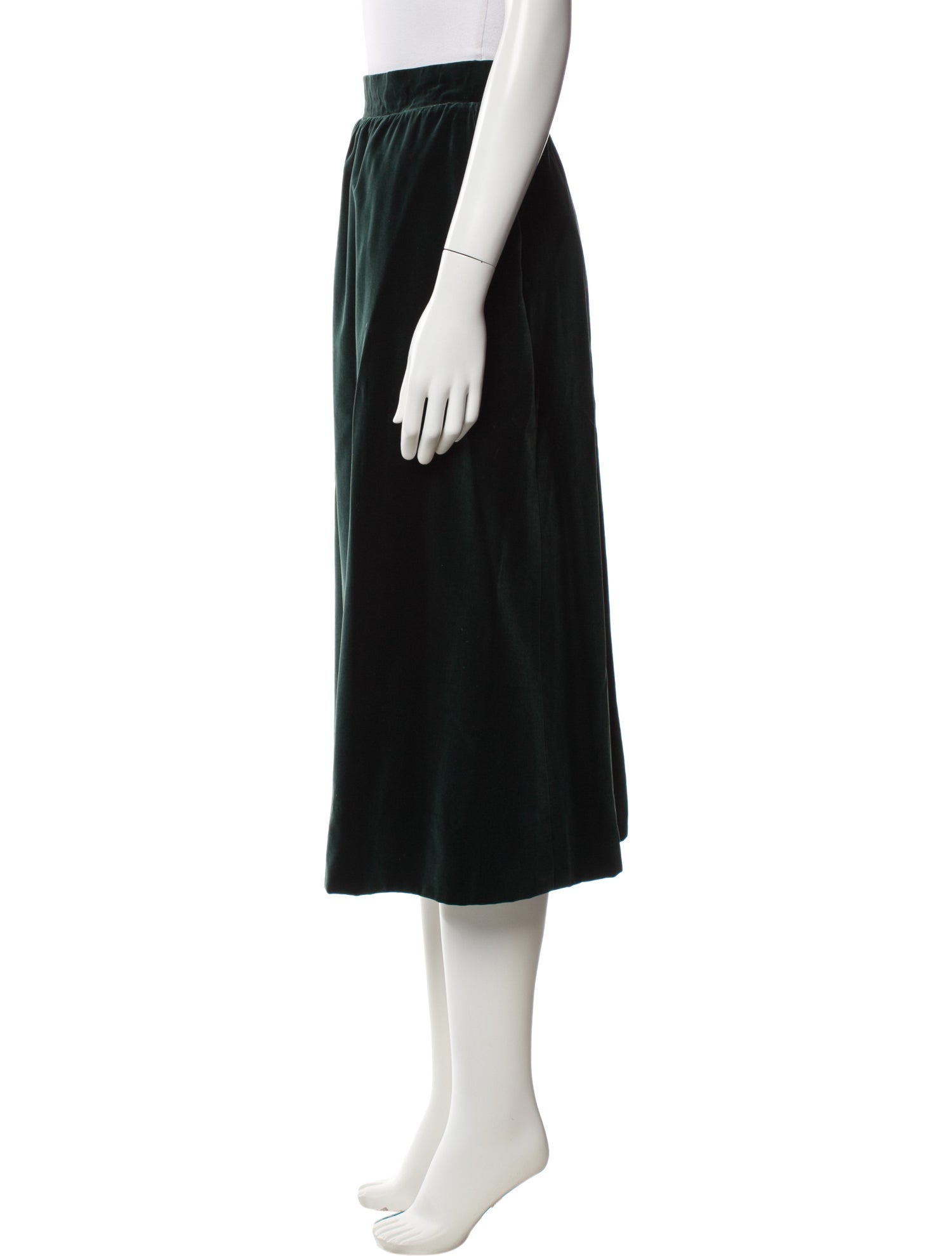 Yves Saint Laurent Rive Gauche Vintage Midi Length Skirt