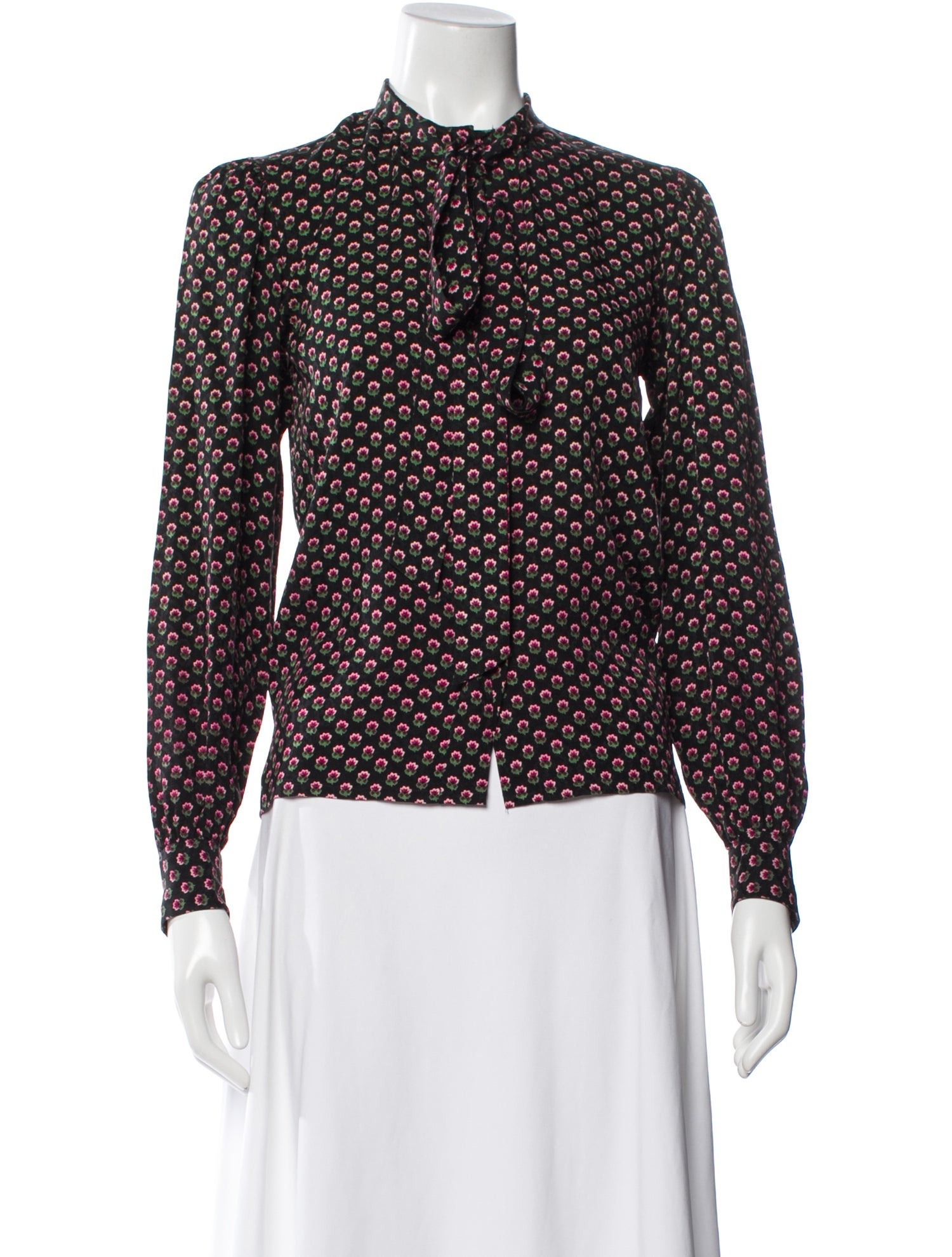 Yves Saint Laurent Rive Gauche Vintage 1970's Blouse