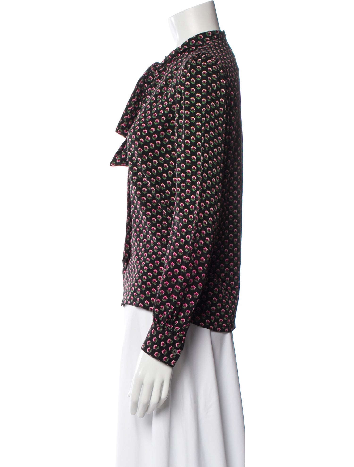 Yves Saint Laurent Rive Gauche Vintage 1970's Blouse