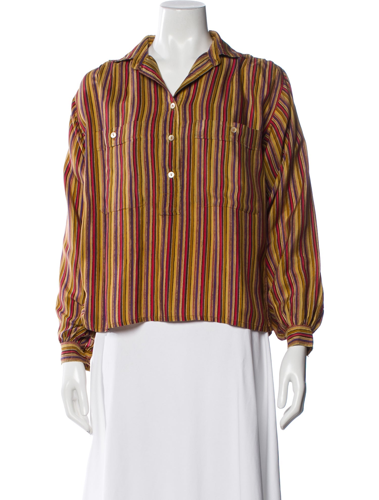 Yves Saint Laurent Rive Gauche Vintage Late 1970's - Early 1980's Top