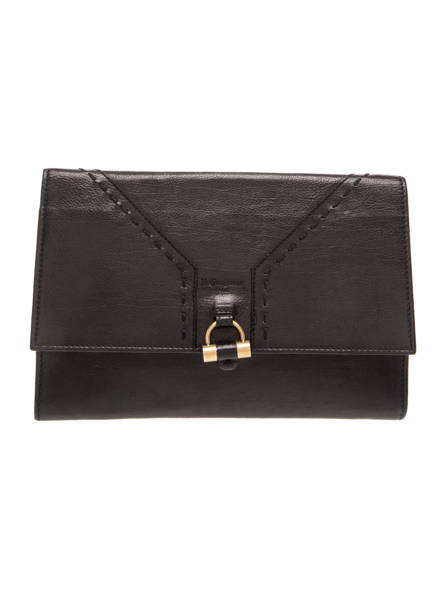 Yves Saint Laurent Leather Clutch