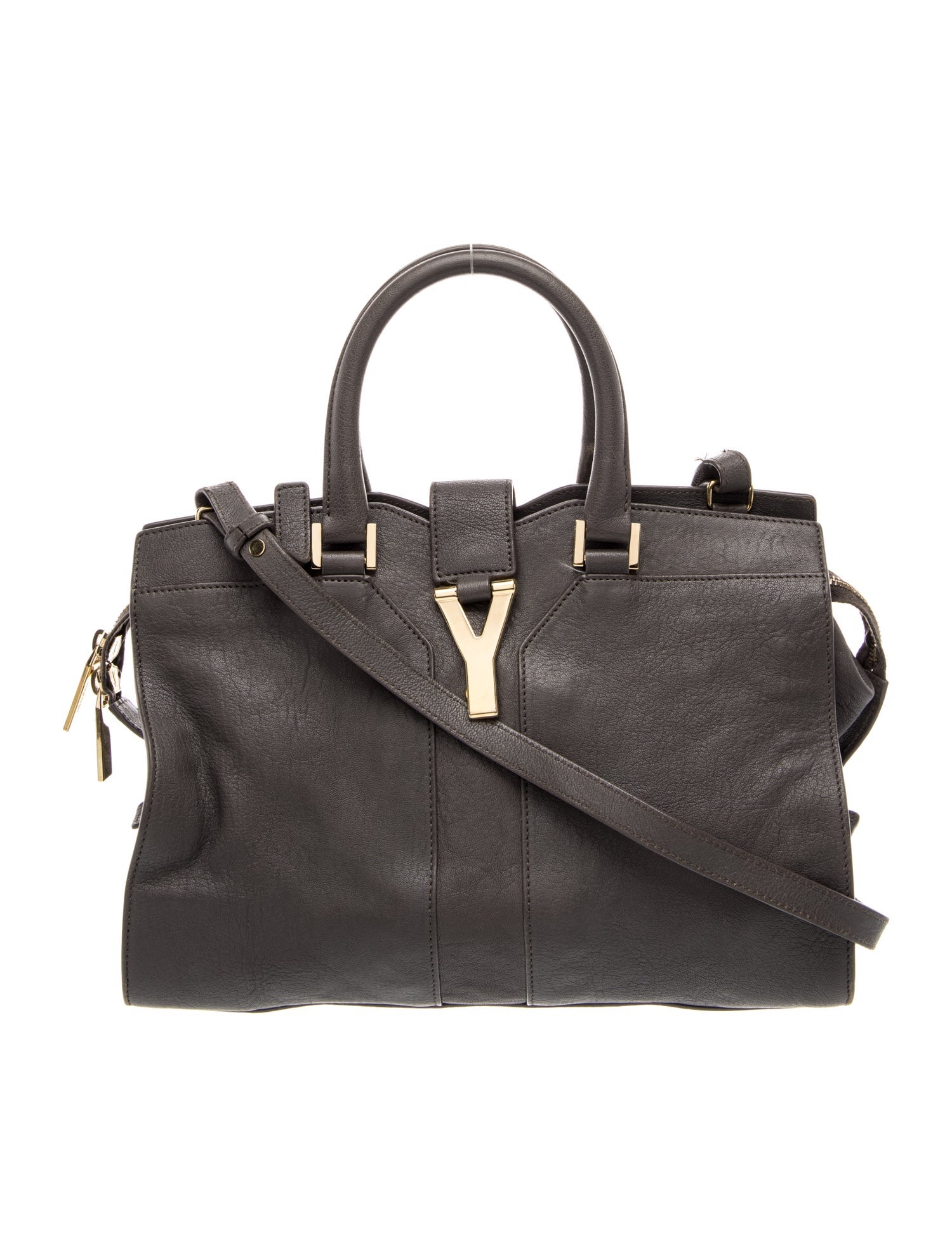 Yves Saint Laurent Leather Top Handle Bag
