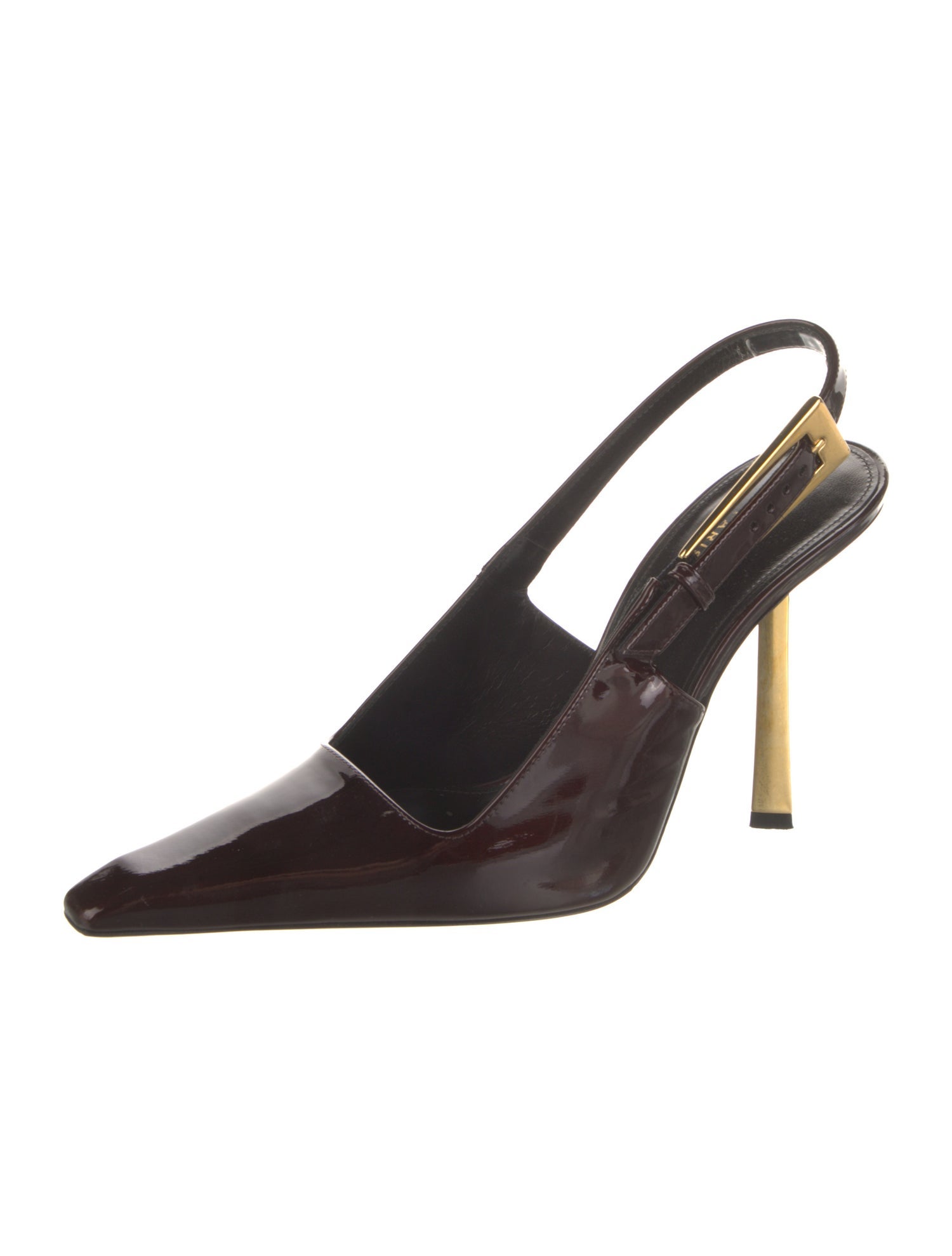 Saint Laurent Patent Leather Slingback Pumps