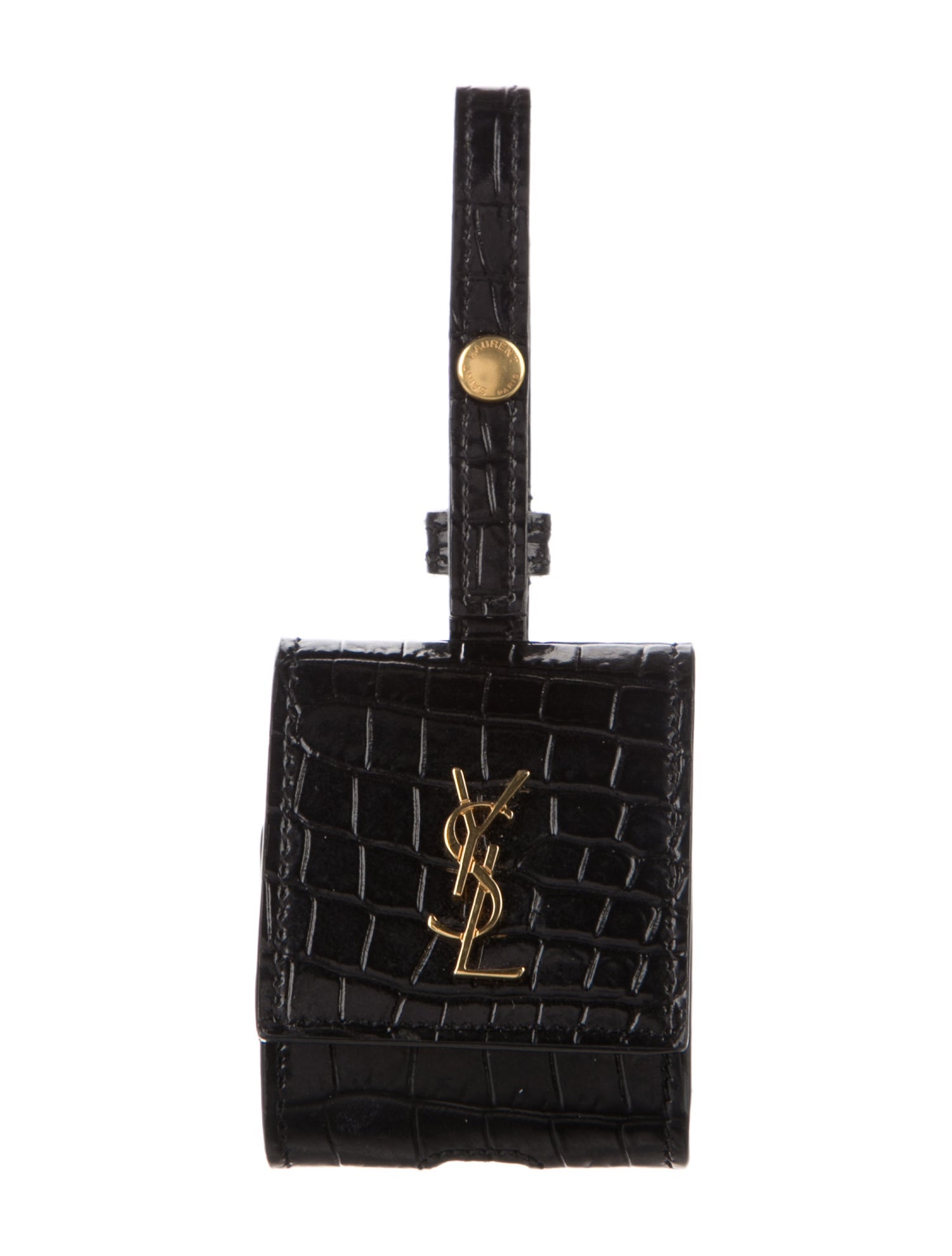 Saint Laurent Leather Keychain