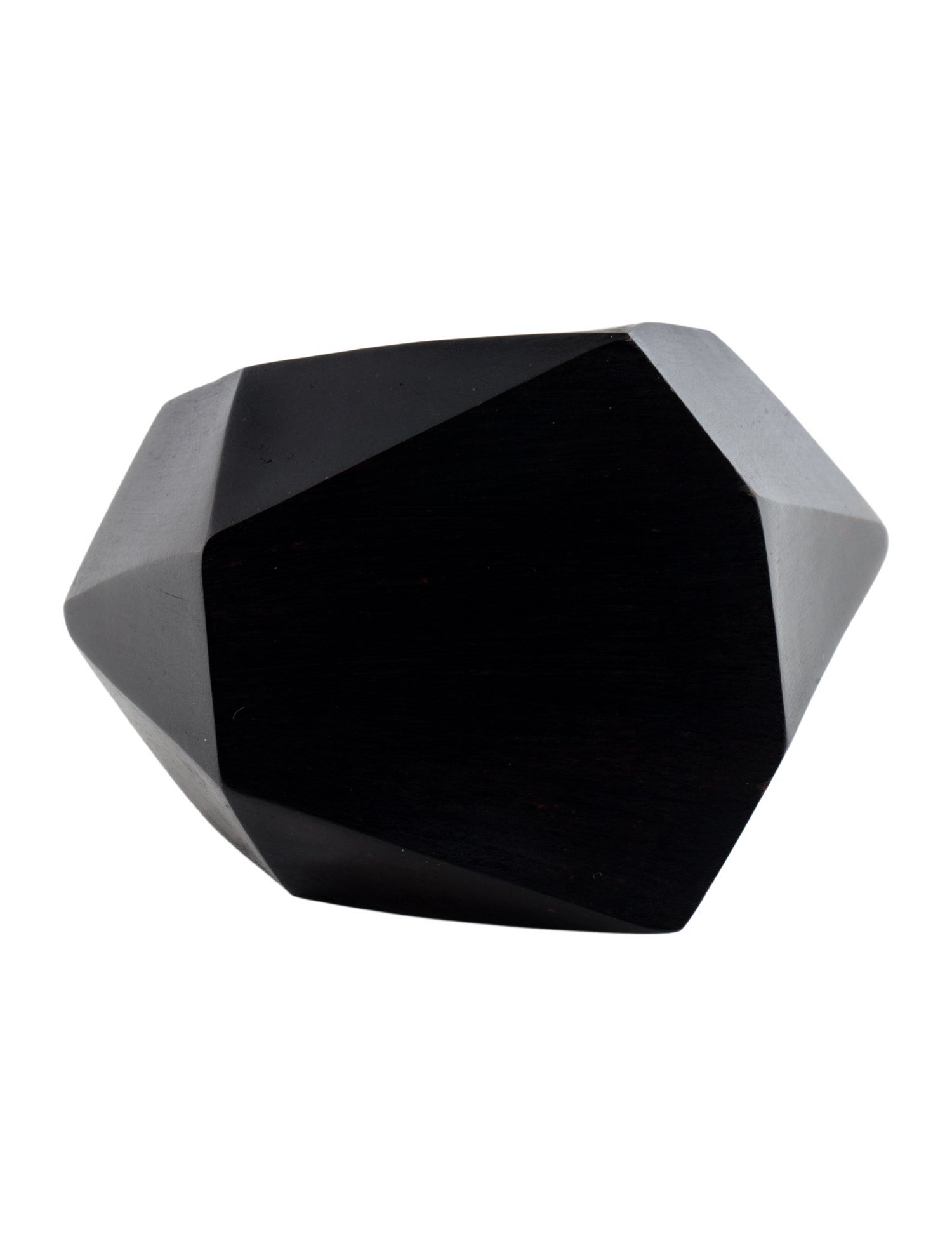 Saint Laurent Bamboo Geometric Cuff Bracelet