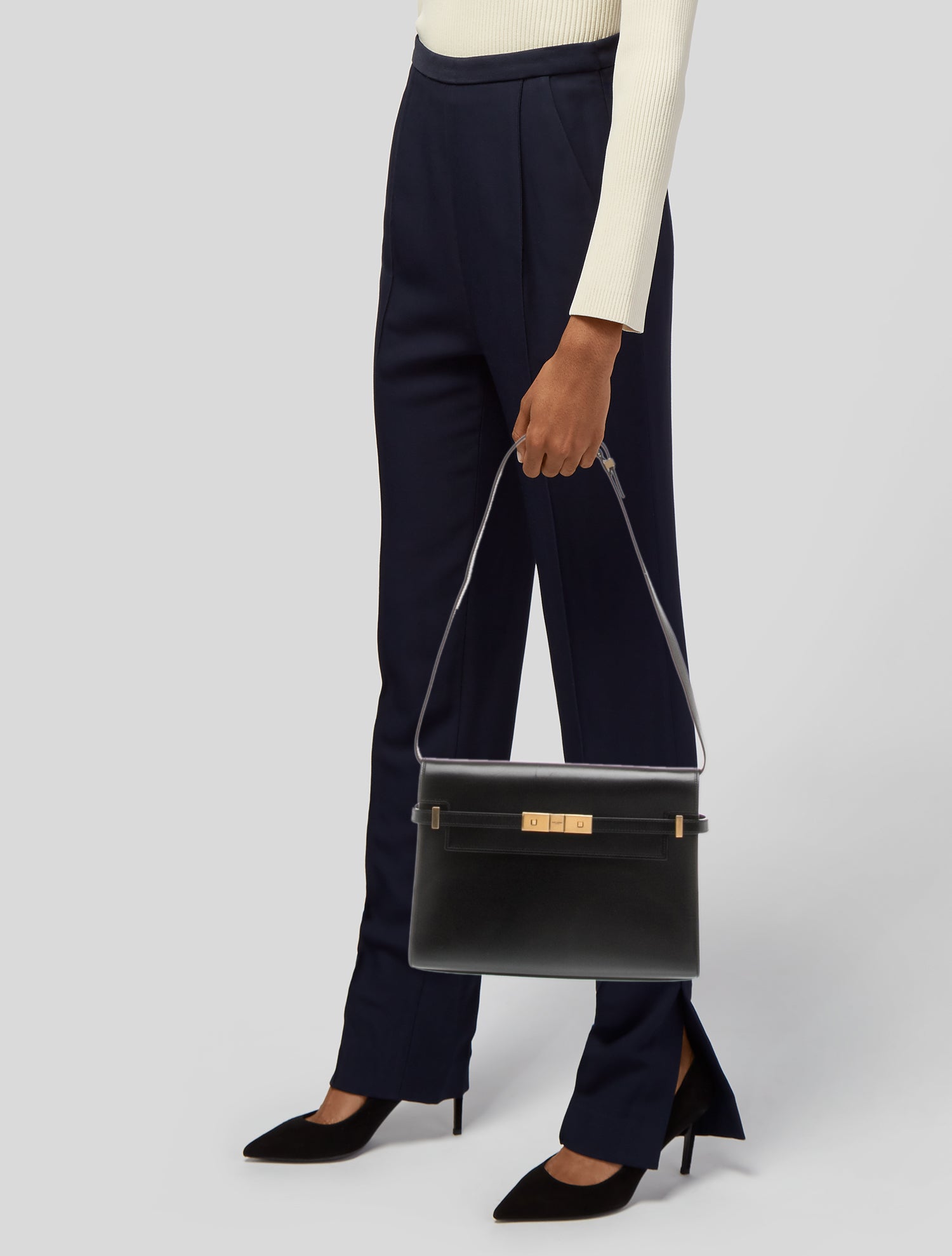 Saint Laurent Leather Manhattan