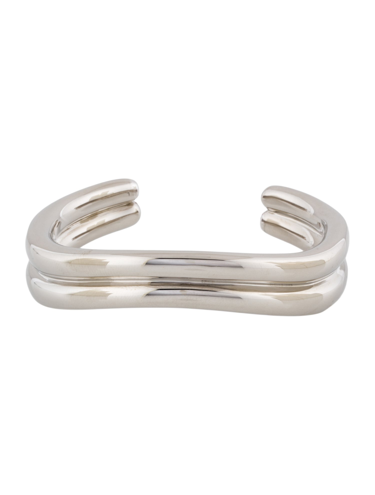 Saint Laurent Wavy Cuff Bracelet
