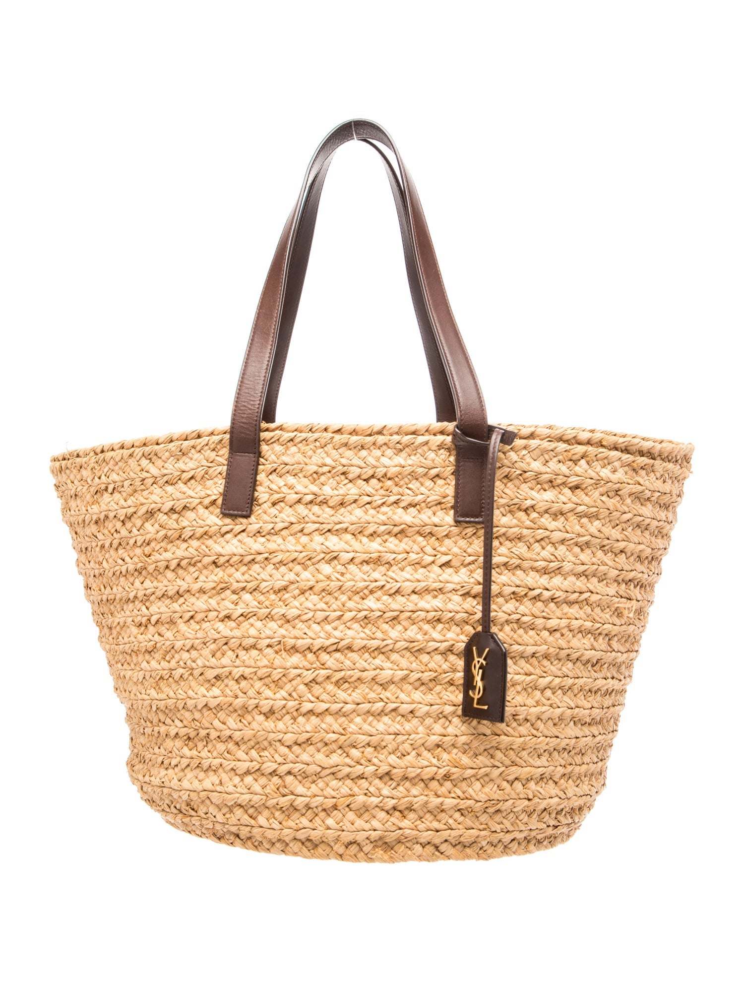 Saint Laurent Raffia Panier Medium
