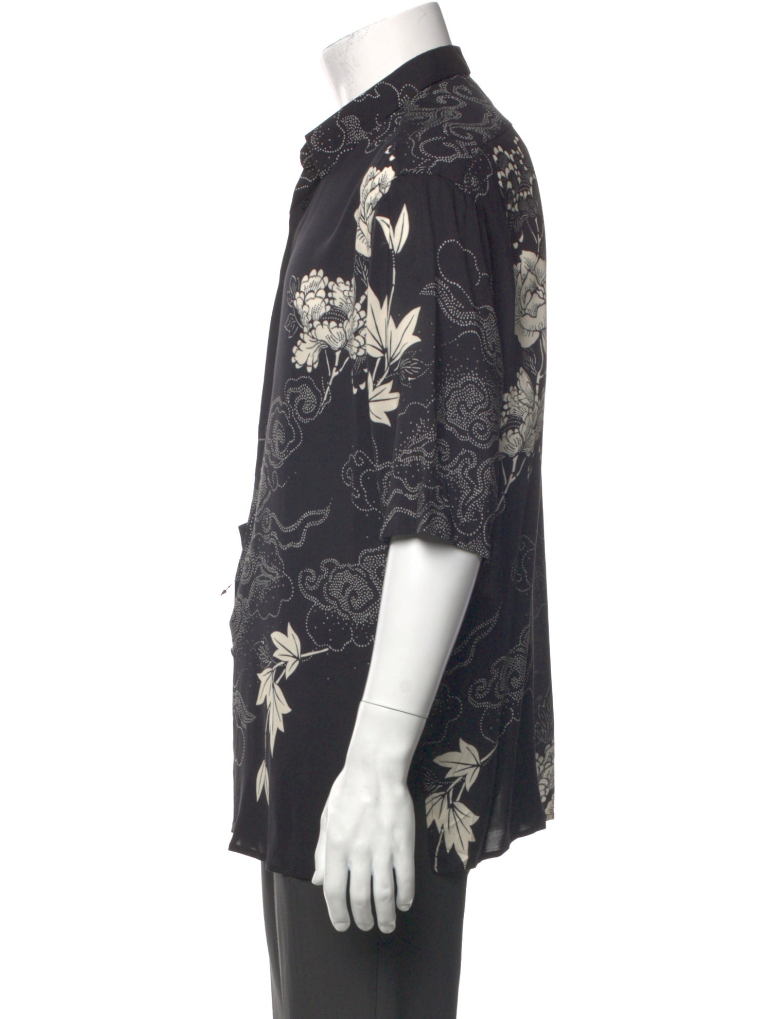 Saint Laurent 2021 Floral Print Shirt
