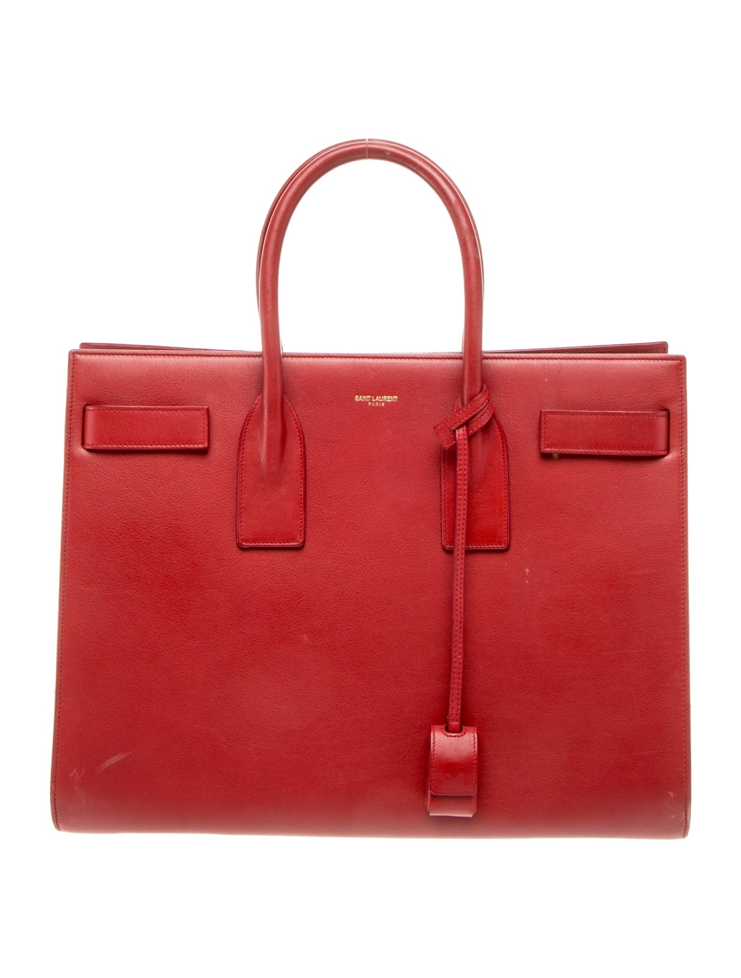 Saint Laurent Leather Sac De Jour Large