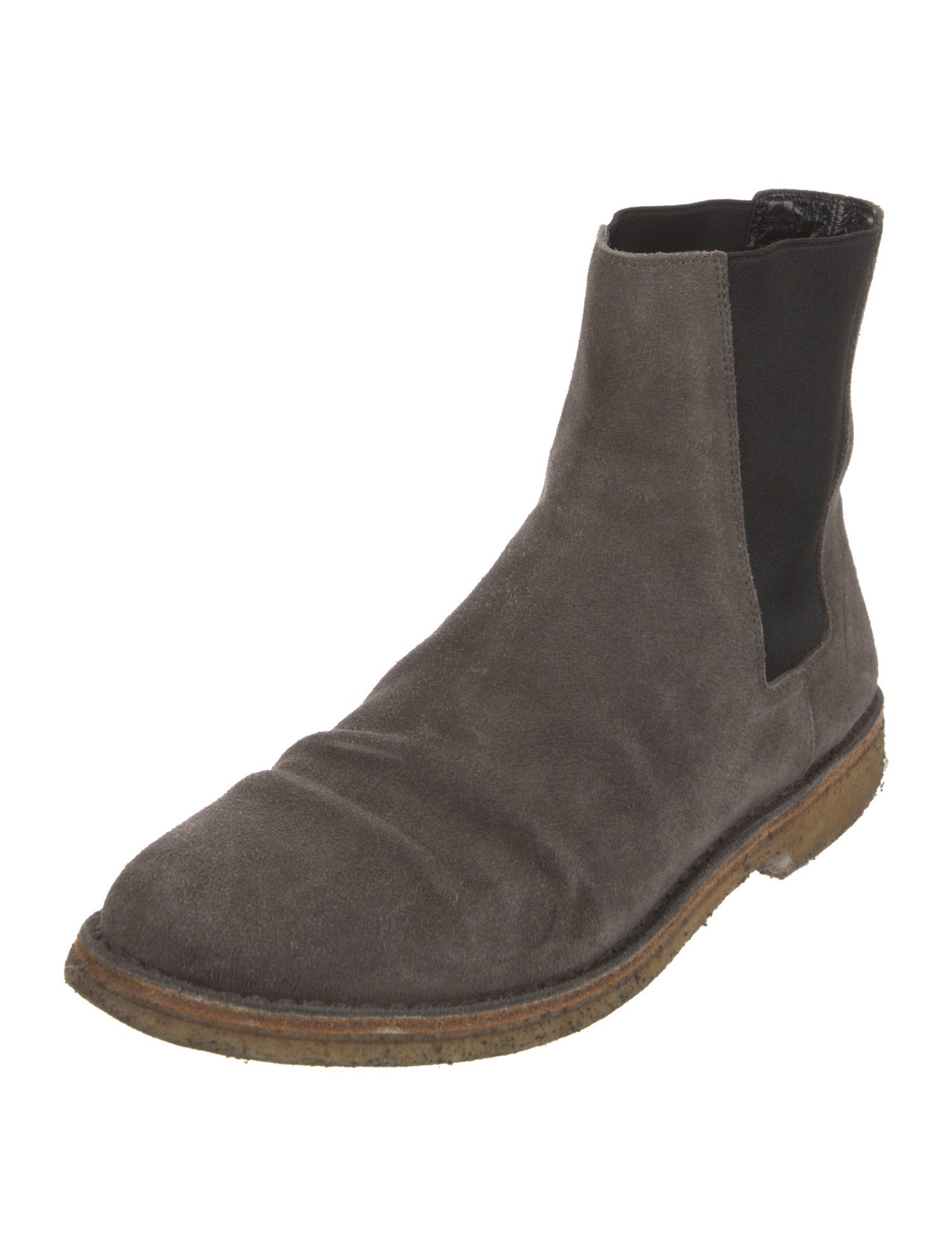 Saint Laurent Suede Chelsea Boots