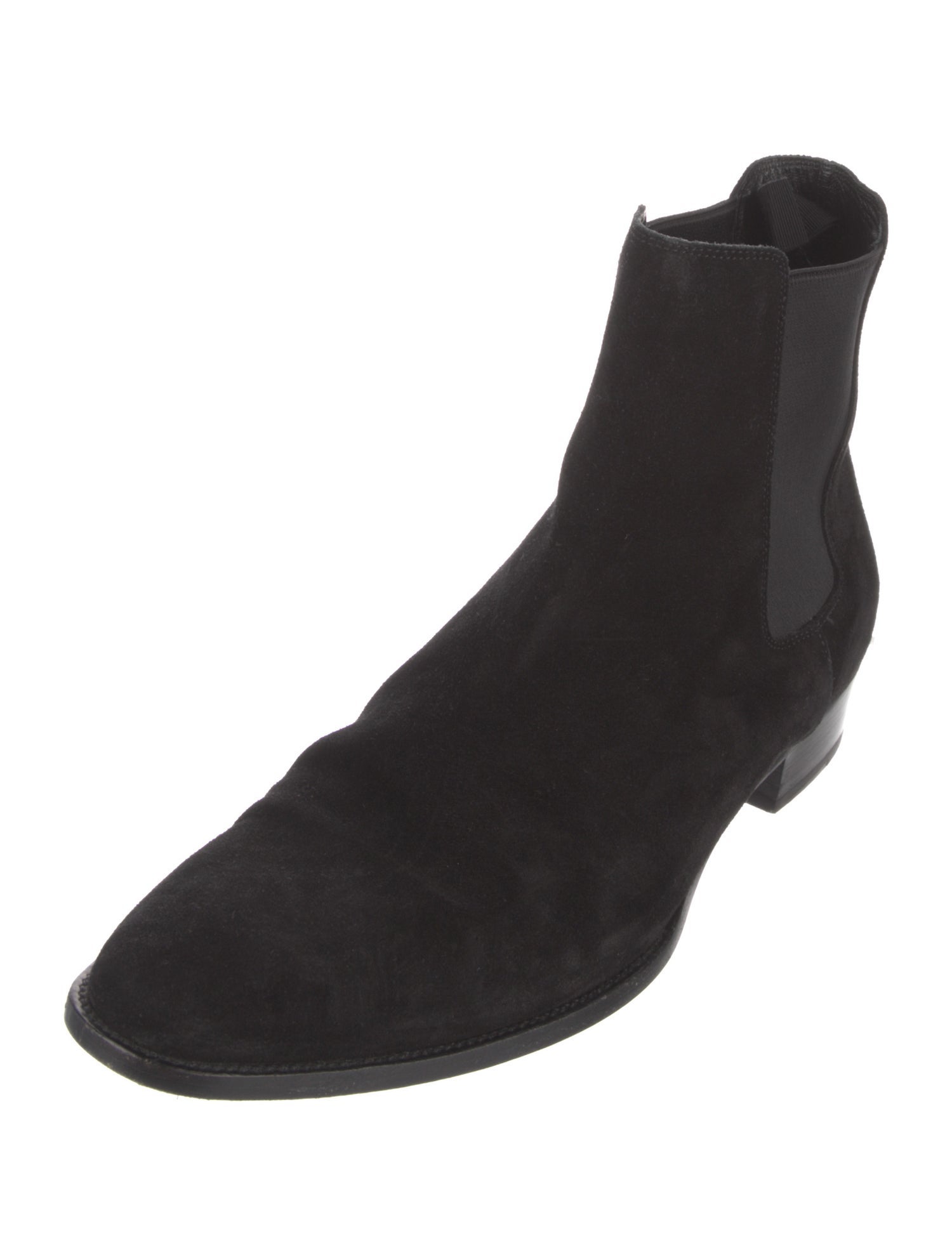 Saint Laurent Suede Chelsea Boots
