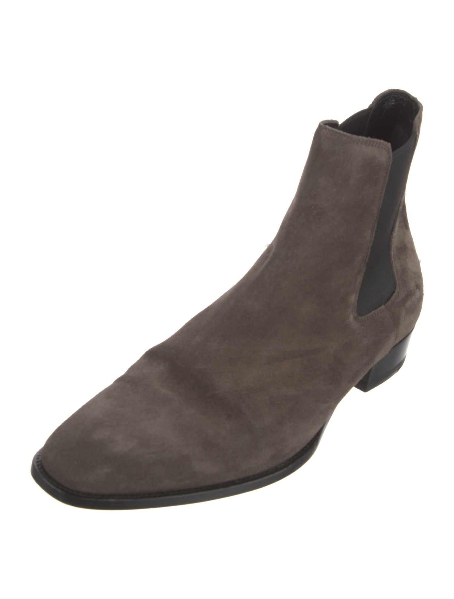 Saint Laurent Suede Chelsea Boots