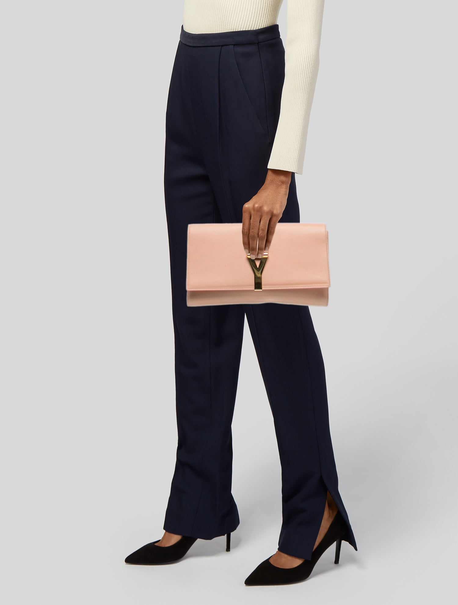 Saint Laurent Leather Y Ligne
