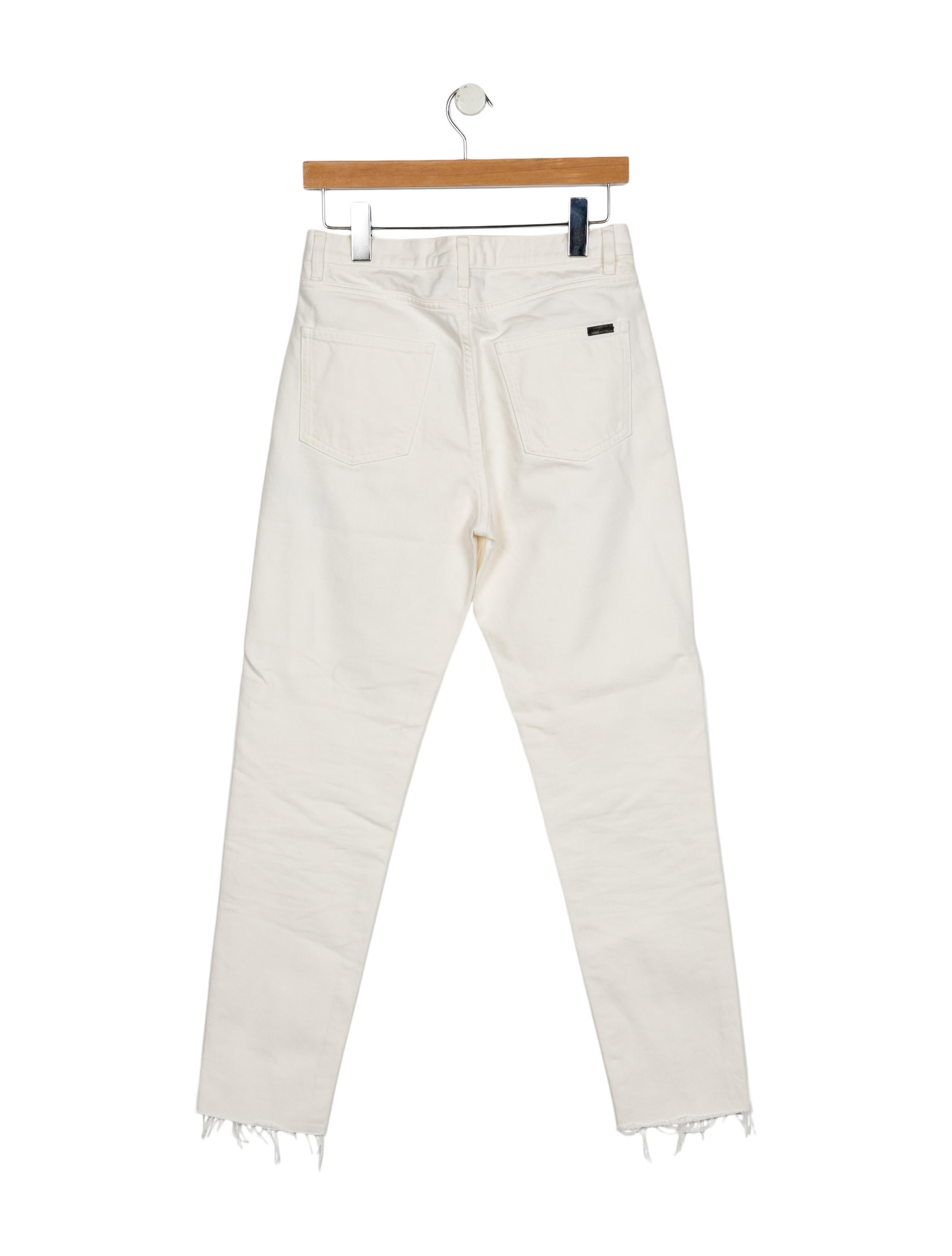 Saint Laurent High-Rise Skinny Leg Jeans