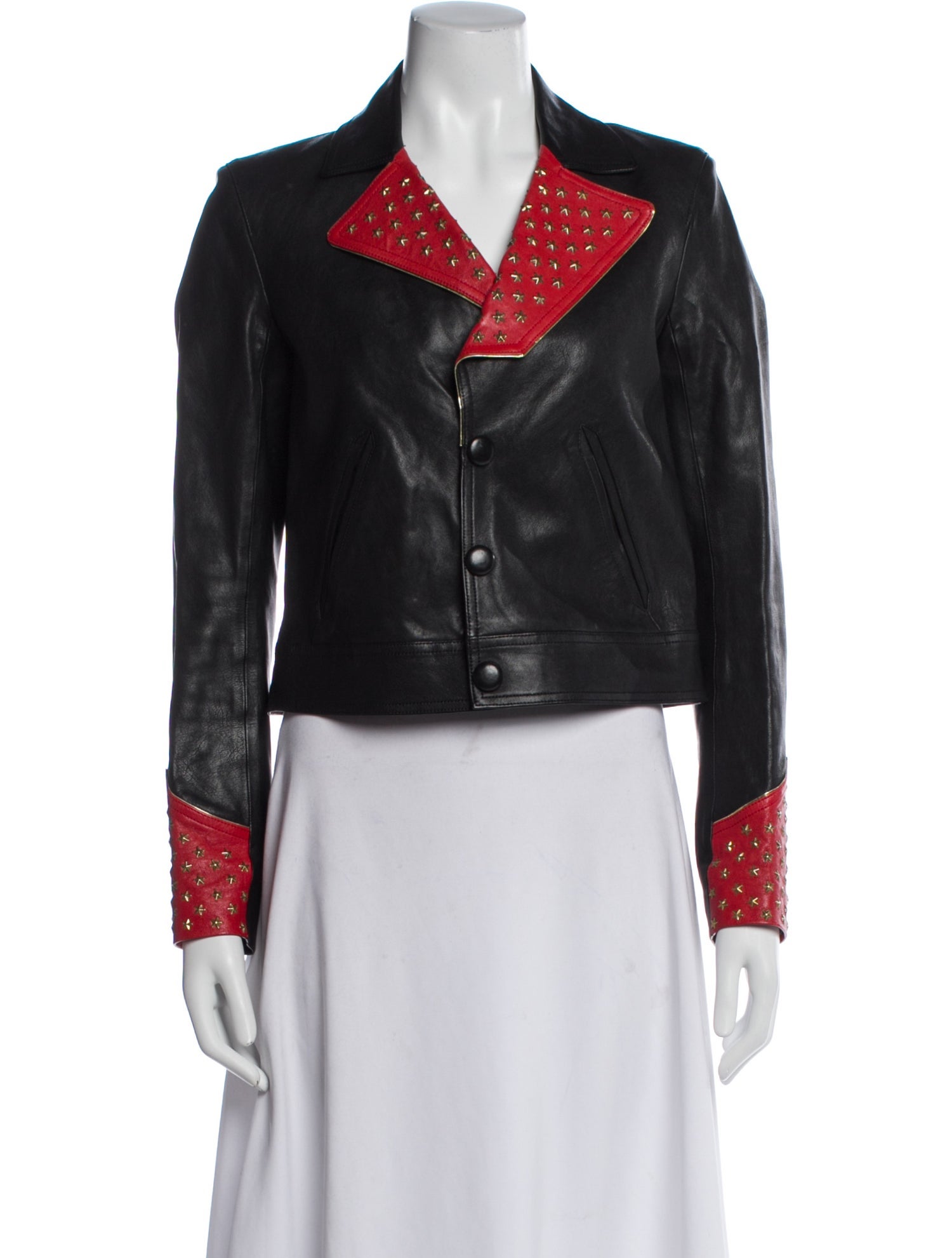Saint Laurent 2014 Lamb Leather Biker Jacket