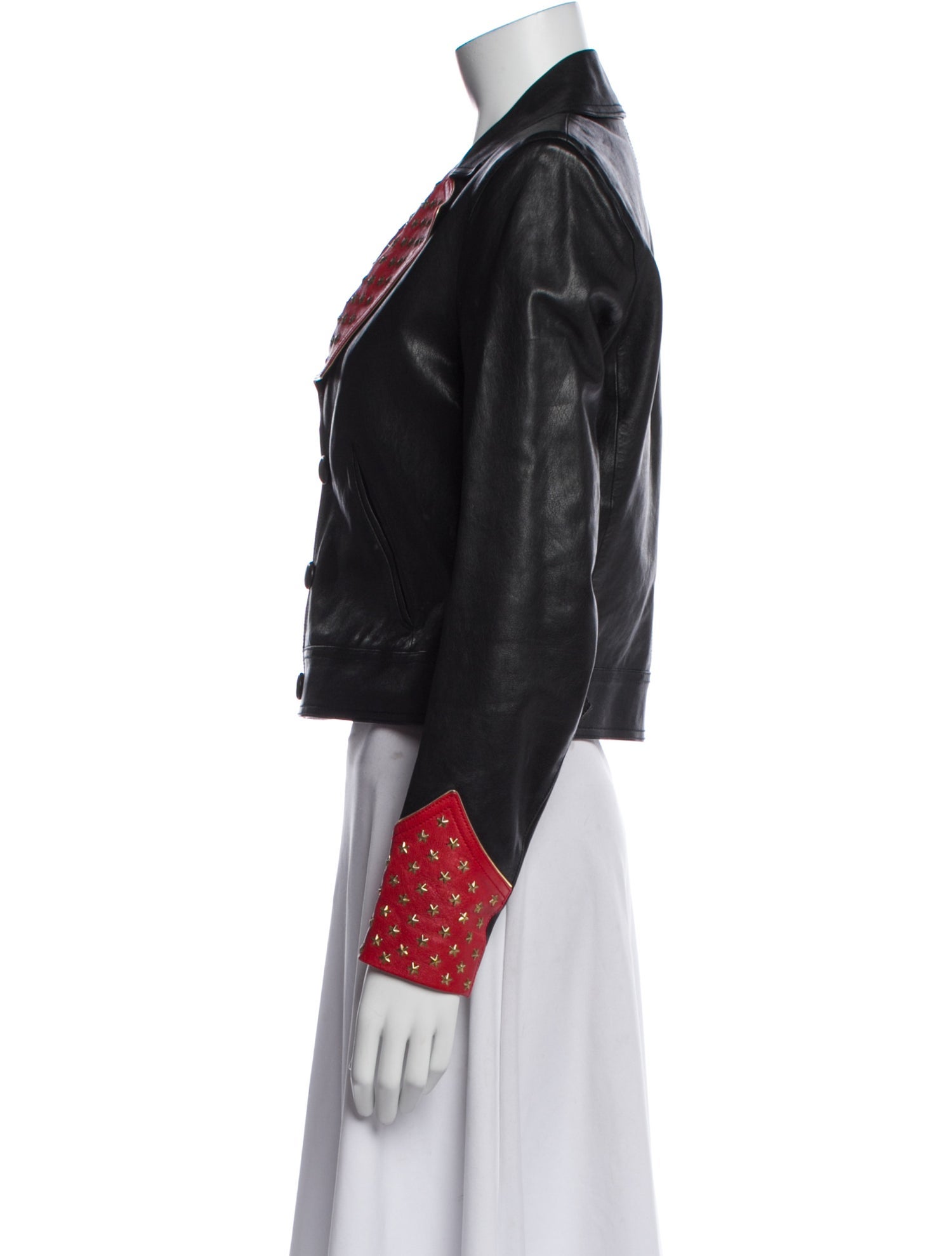 Saint Laurent 2014 Lamb Leather Biker Jacket