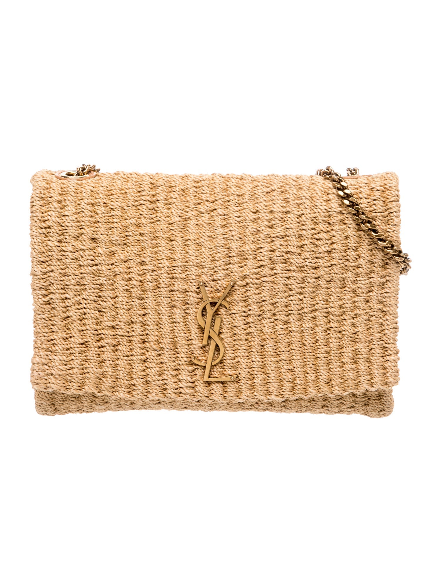 Saint Laurent Raffia Kate
