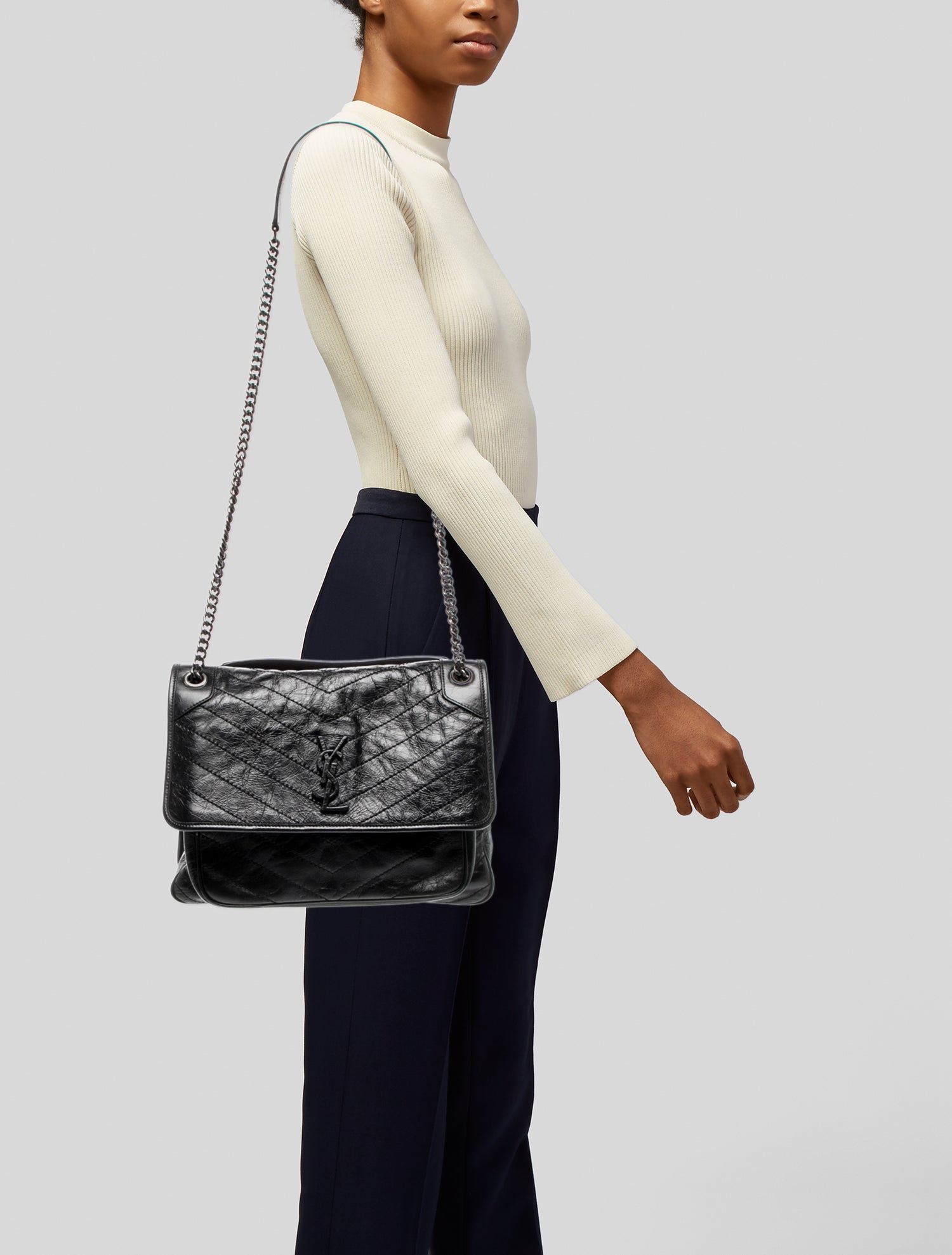 Saint Laurent Leather Niki Large