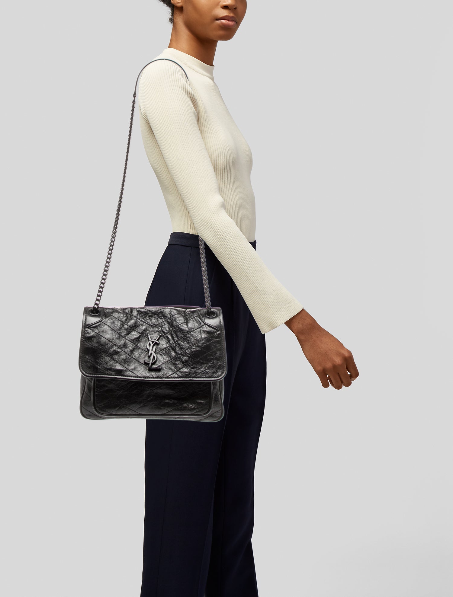 Saint Laurent Chevron Niki Medium