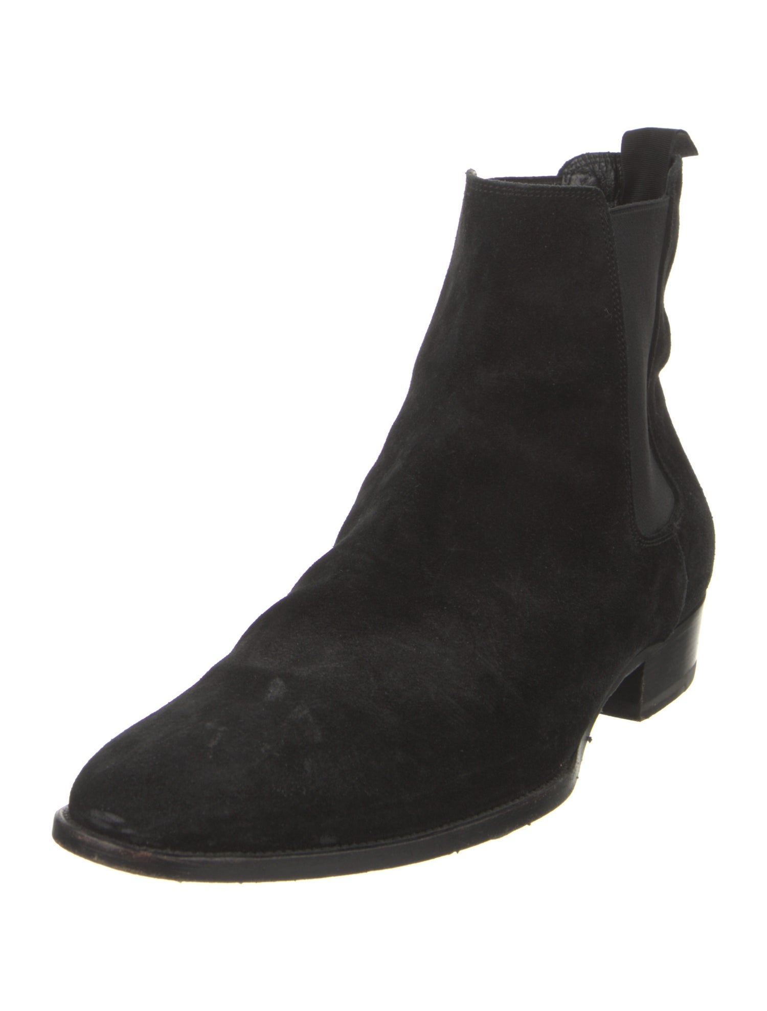 Saint Laurent Suede Chelsea Boots