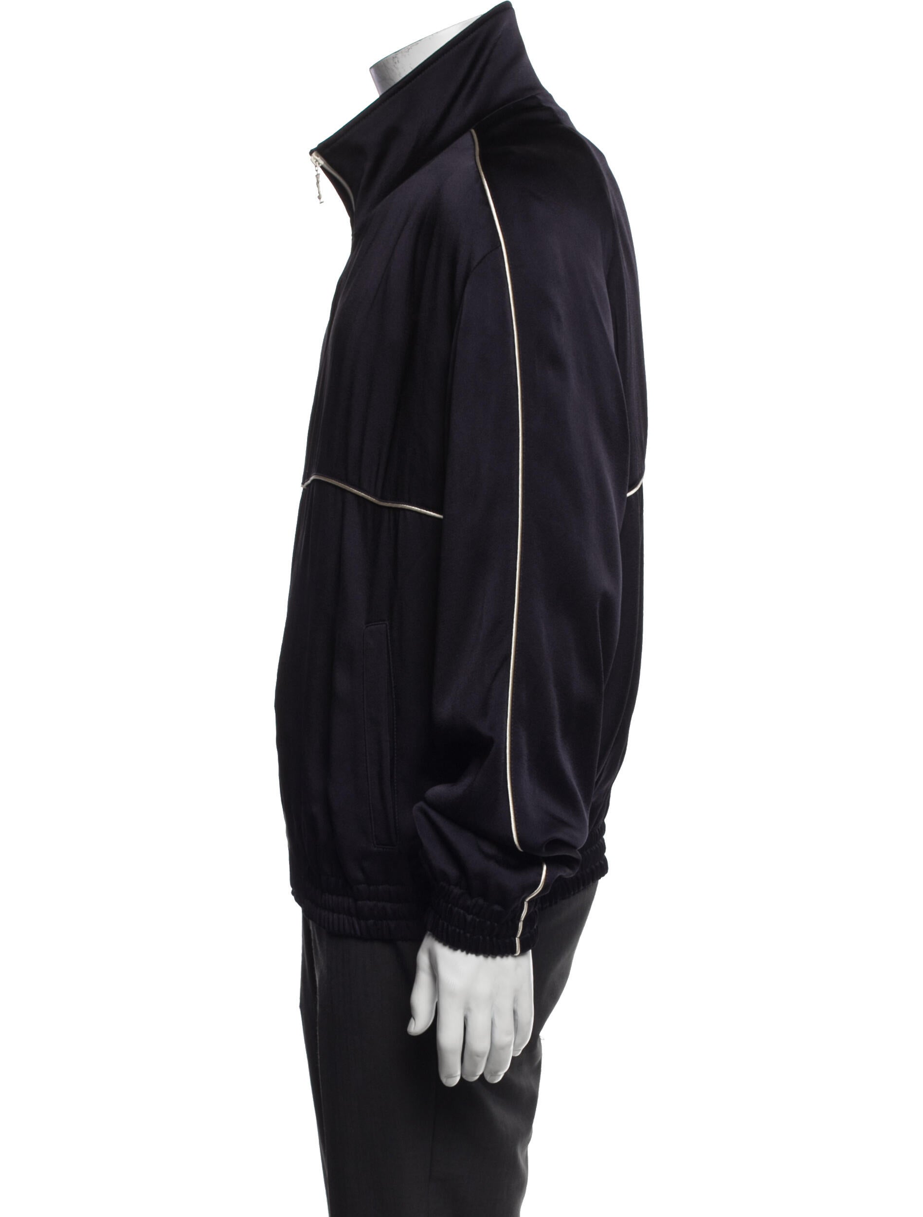 Saint Laurent 2022 Colorblock Pattern Bomber Jacket w/ Tags