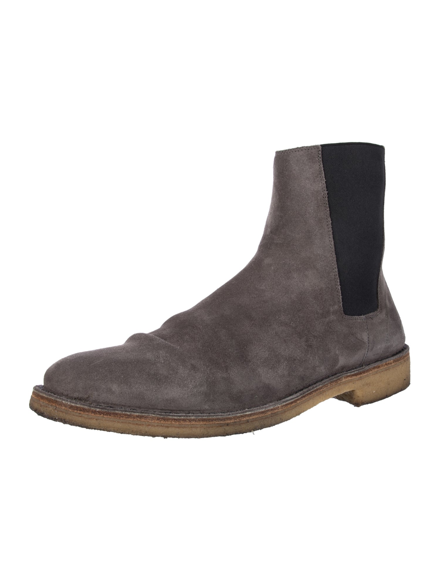 Saint Laurent Suede Chelsea Boots