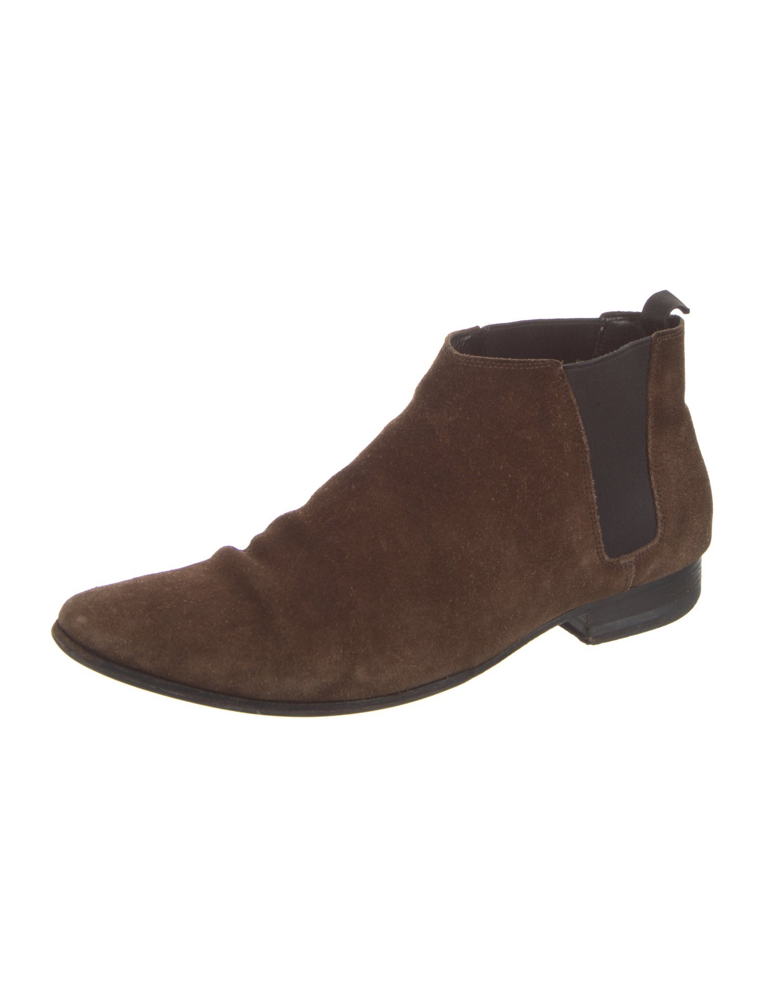 Saint Laurent Suede Chelsea Boots