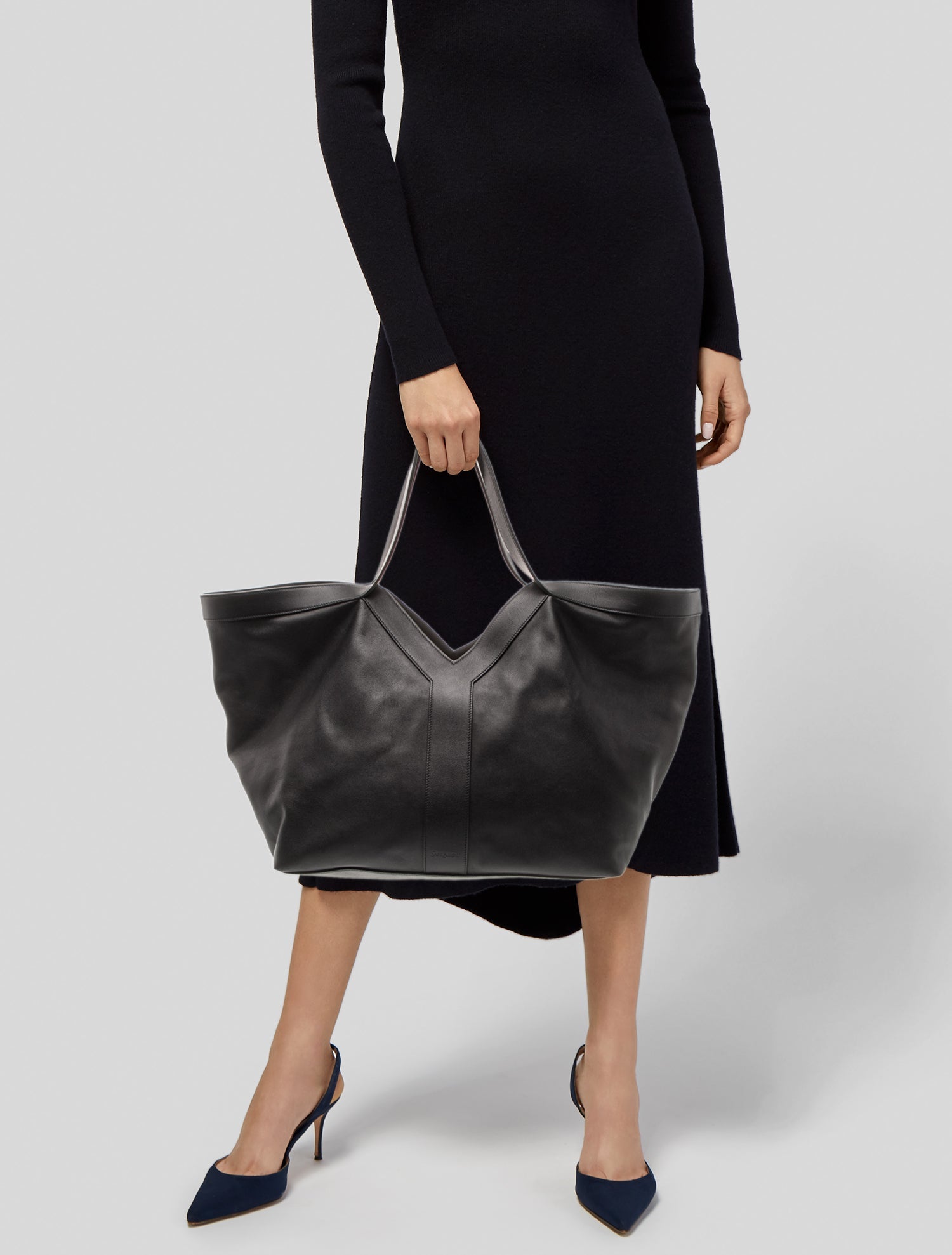 Saint Laurent Leather Y Tote 2024