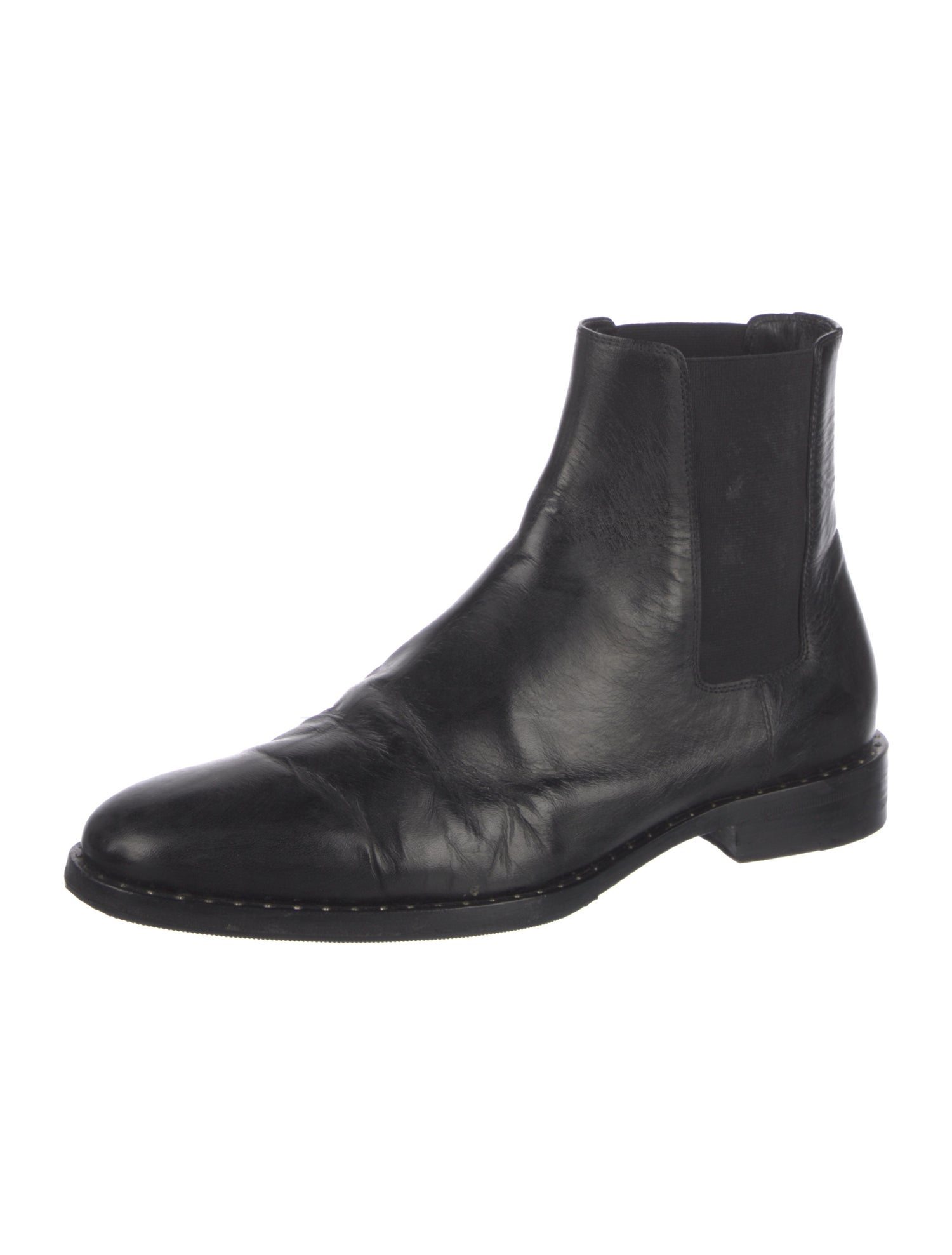 Saint Laurent Leather Chelsea Boots