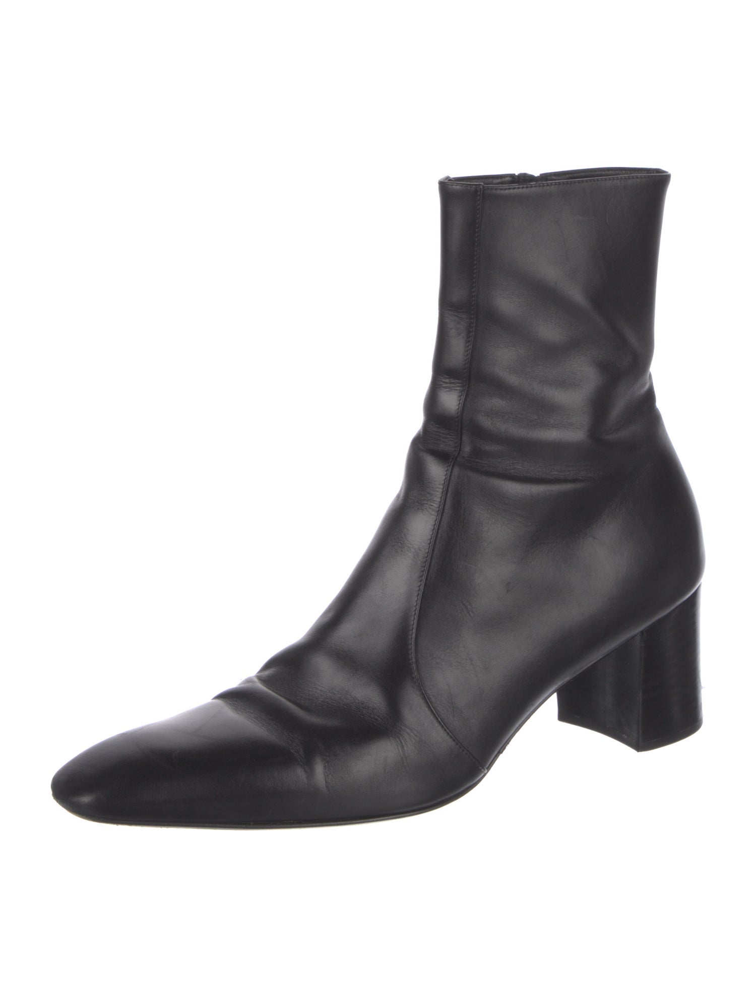 Saint Laurent Leather Boots