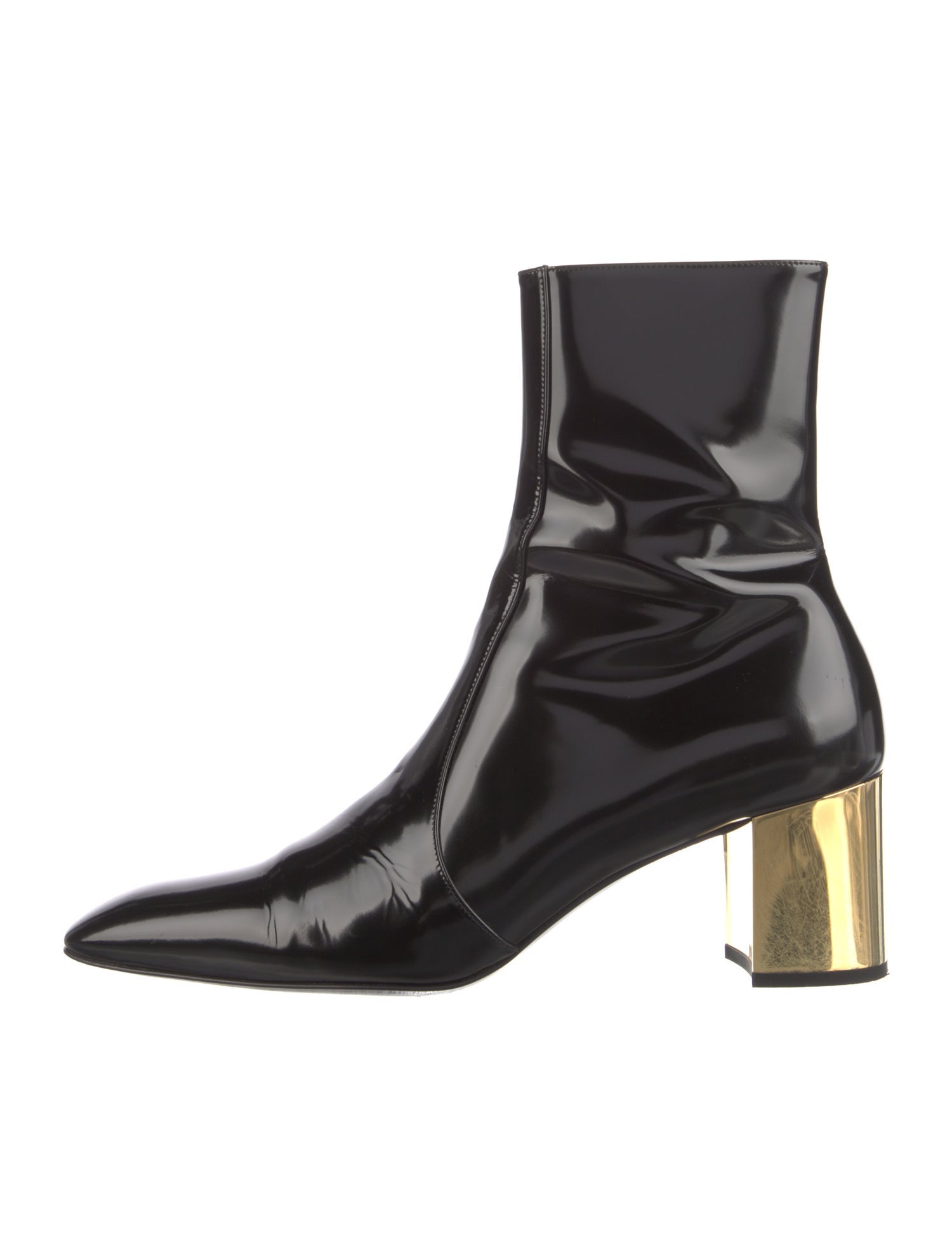 Saint Laurent Patent Leather Boots