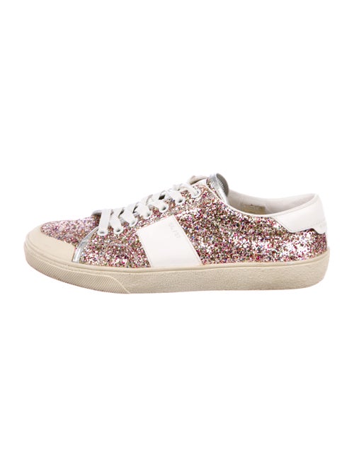 Saint Laurent Yves Saint Laurent Glitter Low-Top Sneakers