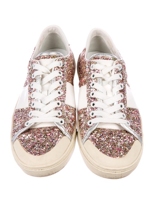 Saint Laurent Yves Saint Laurent Glitter Low-Top Sneakers