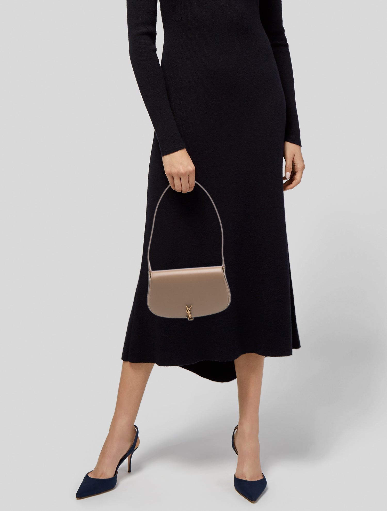 Saint Laurent Leather Le 5 à 7 Mini