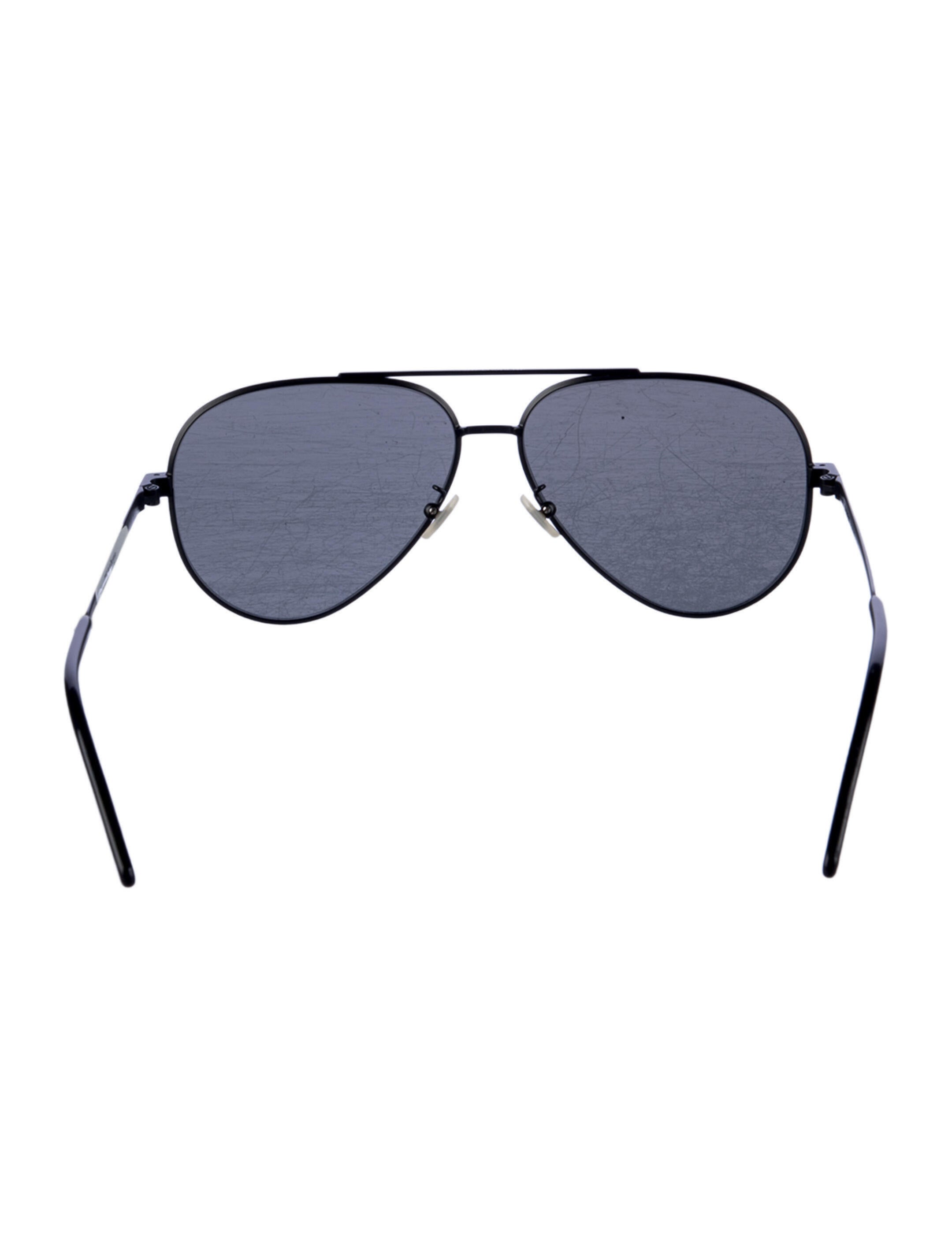 Saint Laurent Aviator Tinted Sunglasses