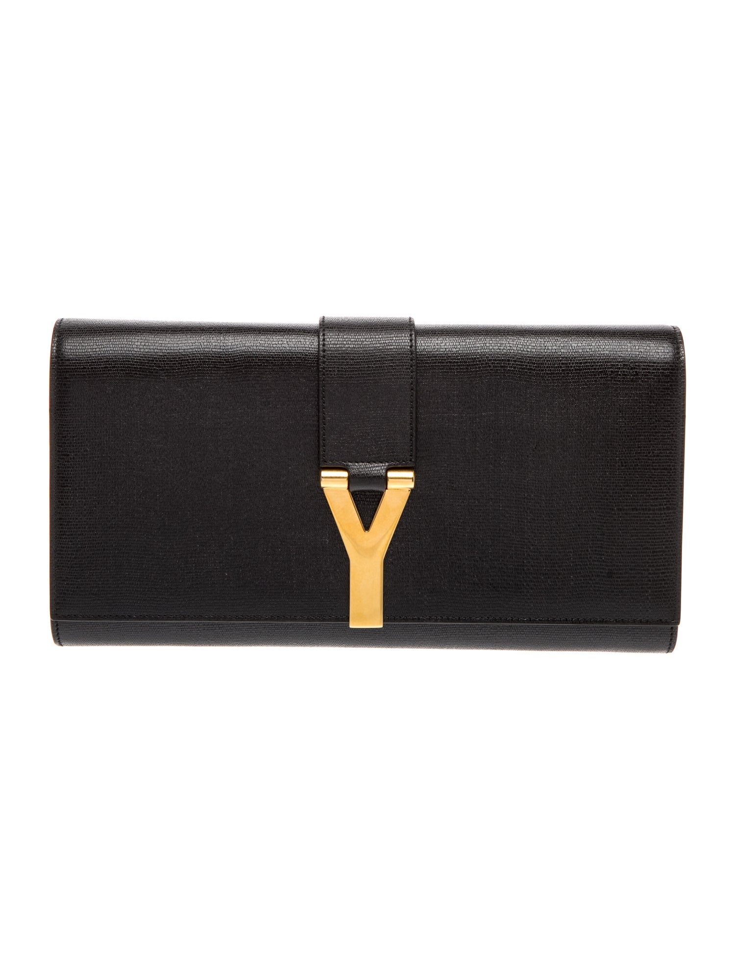 Saint Laurent Leather Clutch