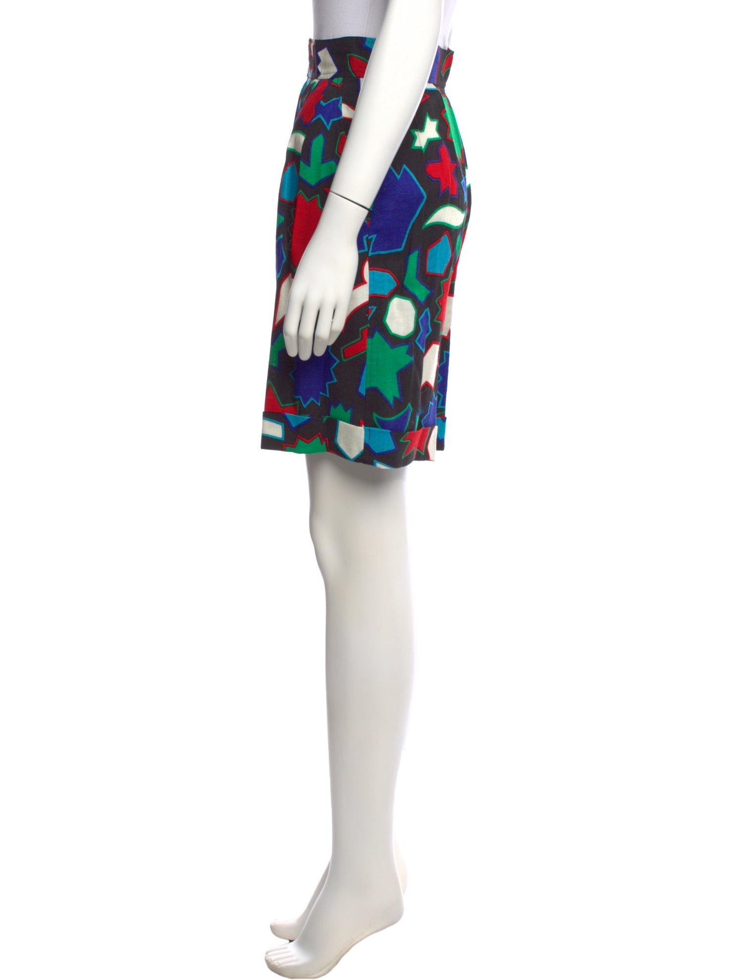 Yves Saint Laurent Rive Gauche Late 1970's - Early 1980's Knee-Length Shorts