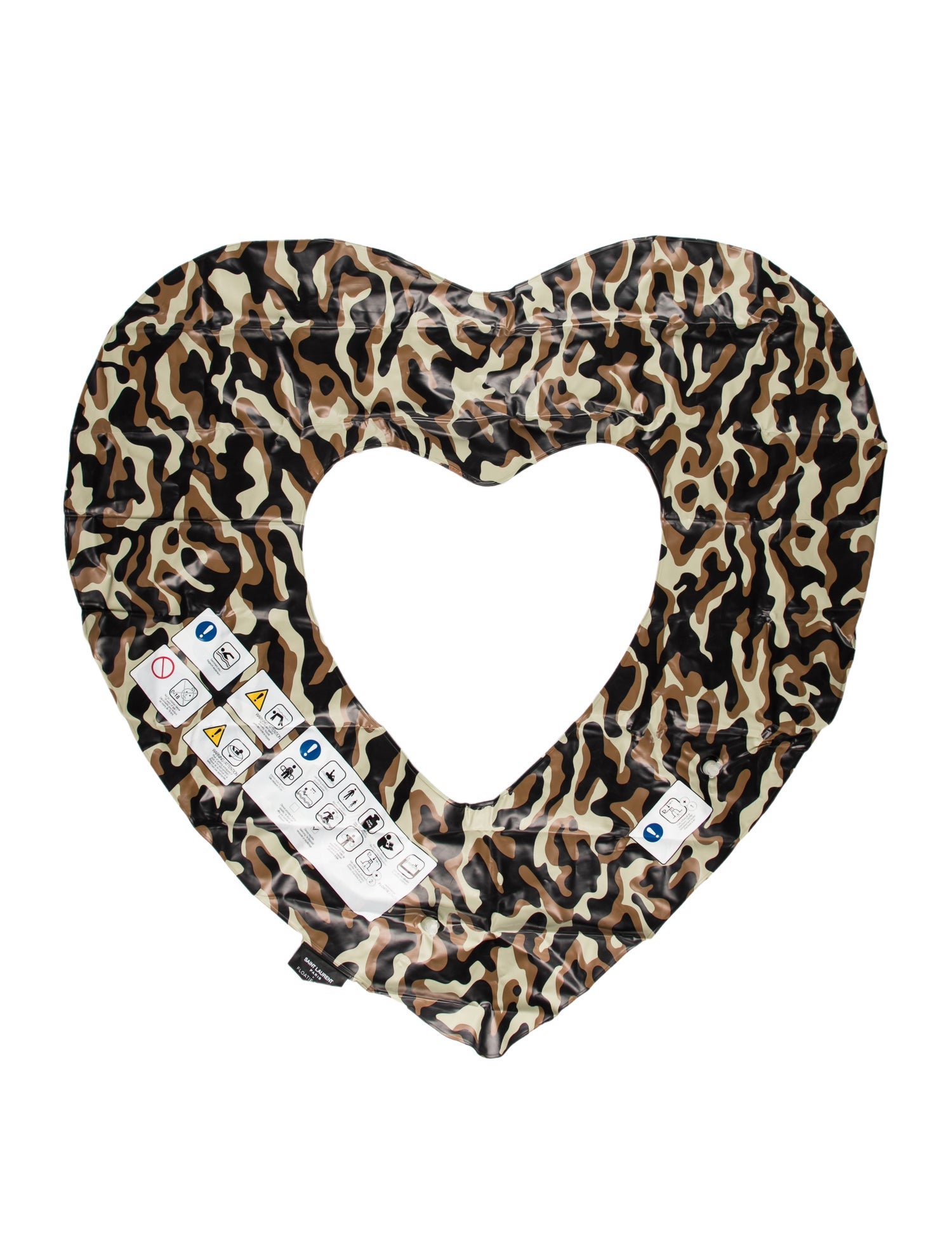 Saint Laurent X Floatie Kings Camouflage Pool Floatie