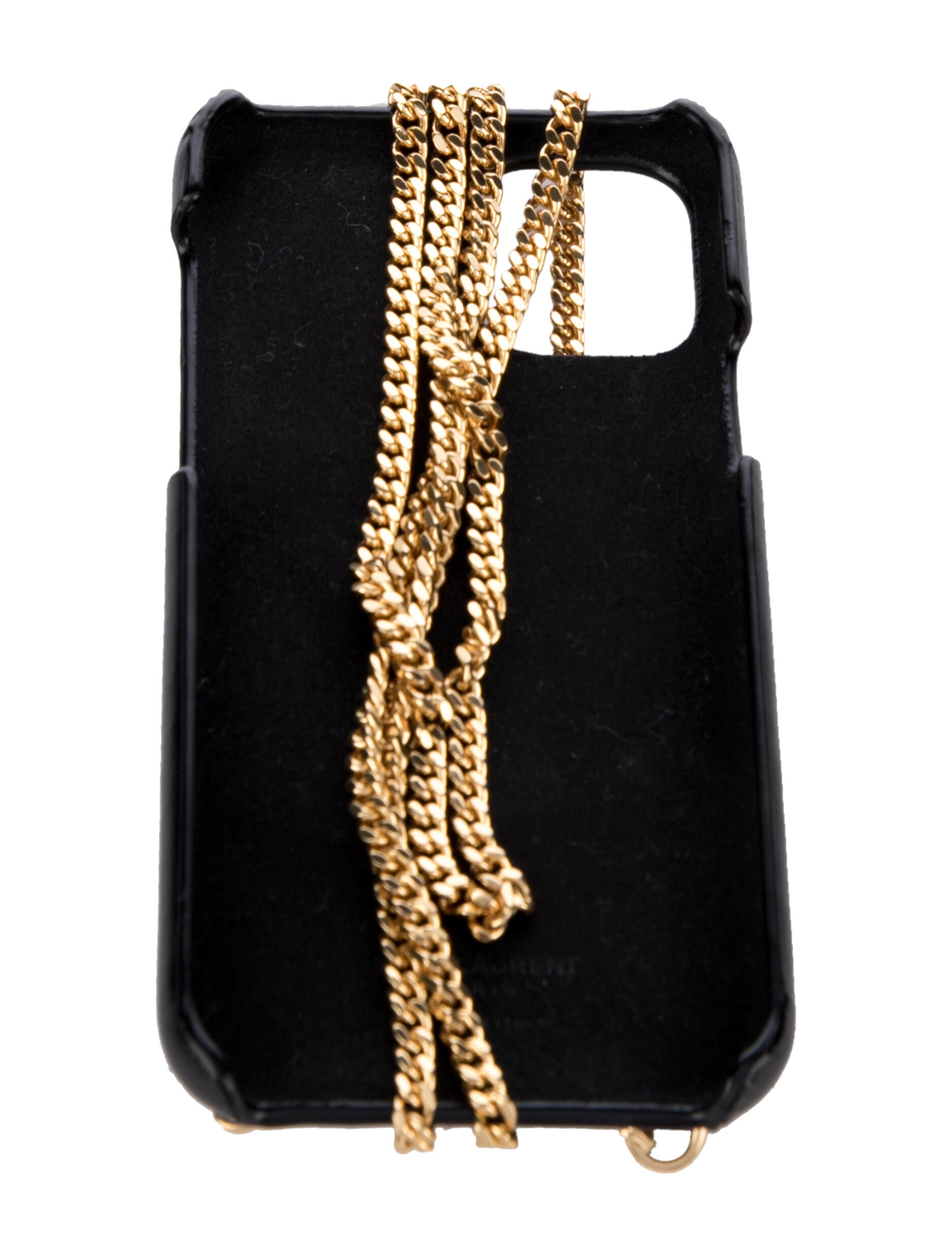 Saint Laurent Leather iPhone Cover
